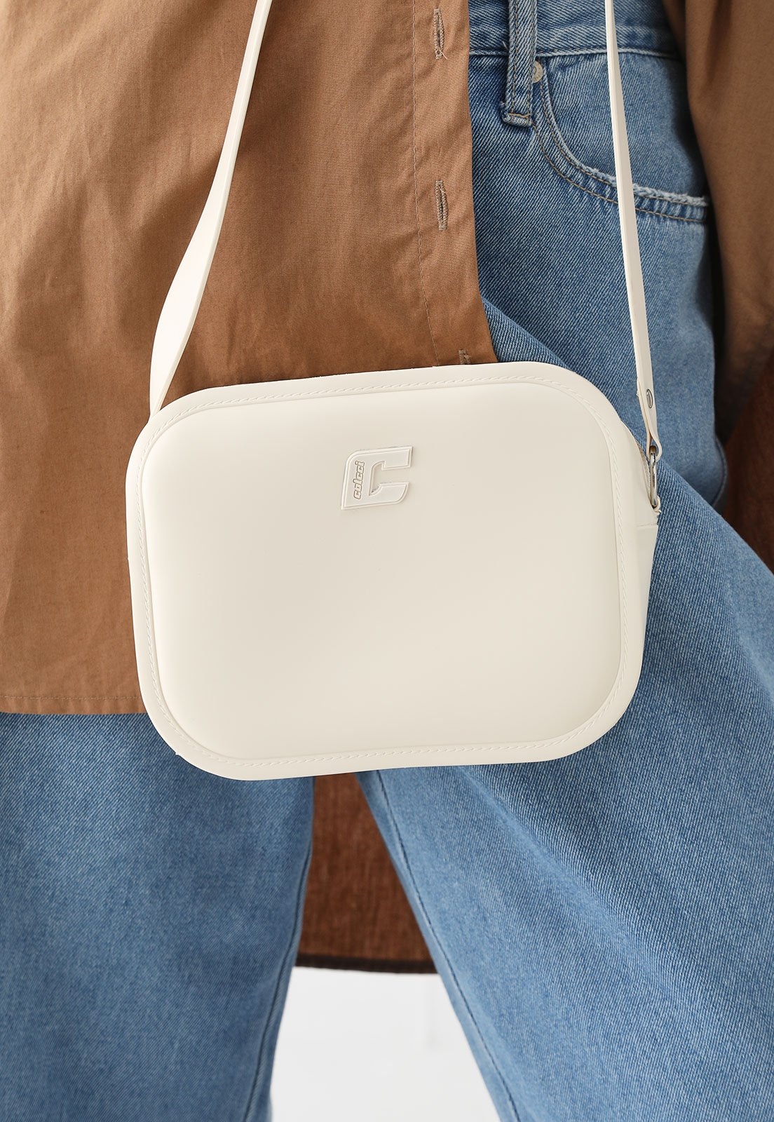 Imagem principal Bolsa Transversal Feminina Colcci Alça Ajustável Off-White Colcci off-white white