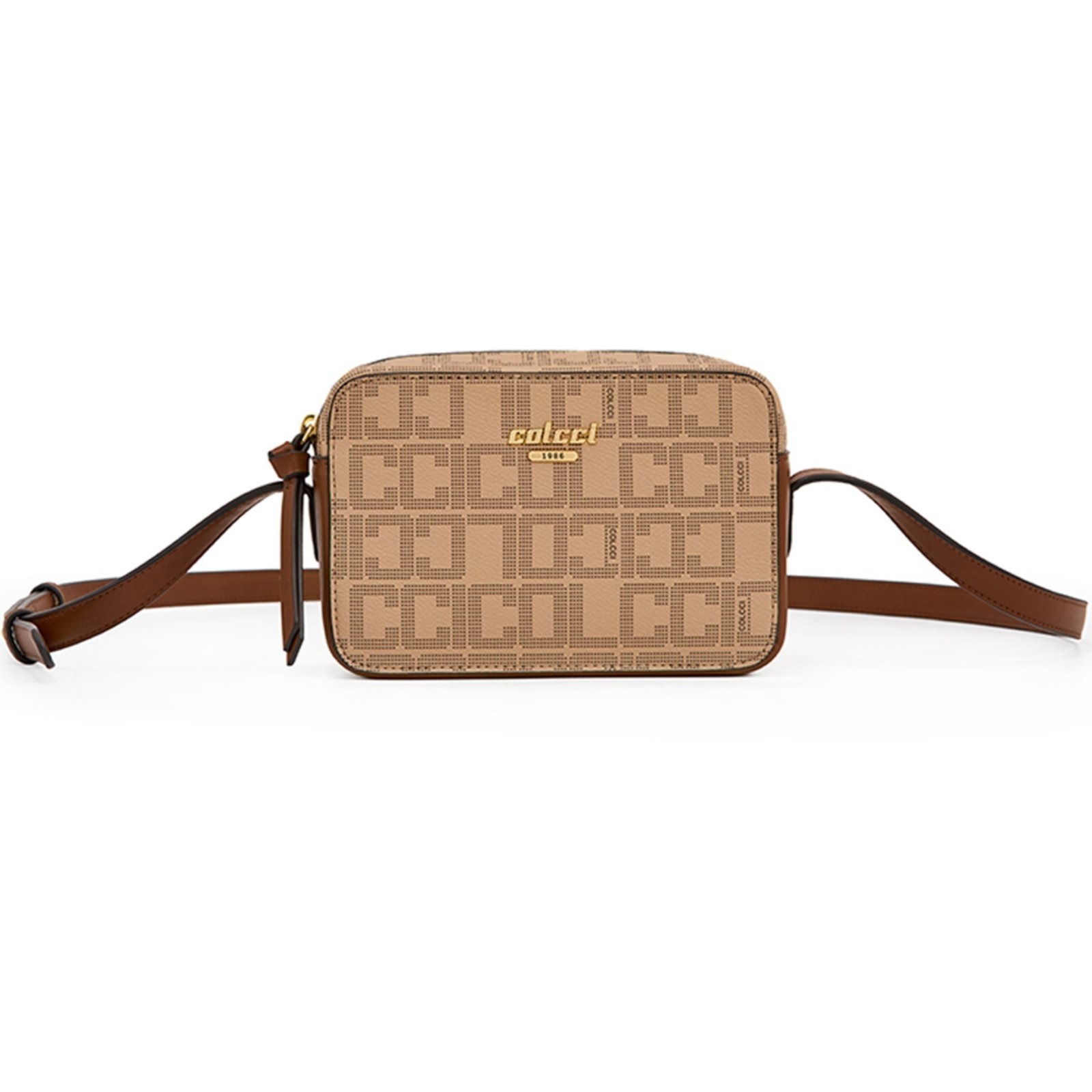 Imagem principal Bolsa Crossbody Colcci New Monograma Ou25 Caramelo Feminino Colcci marrom