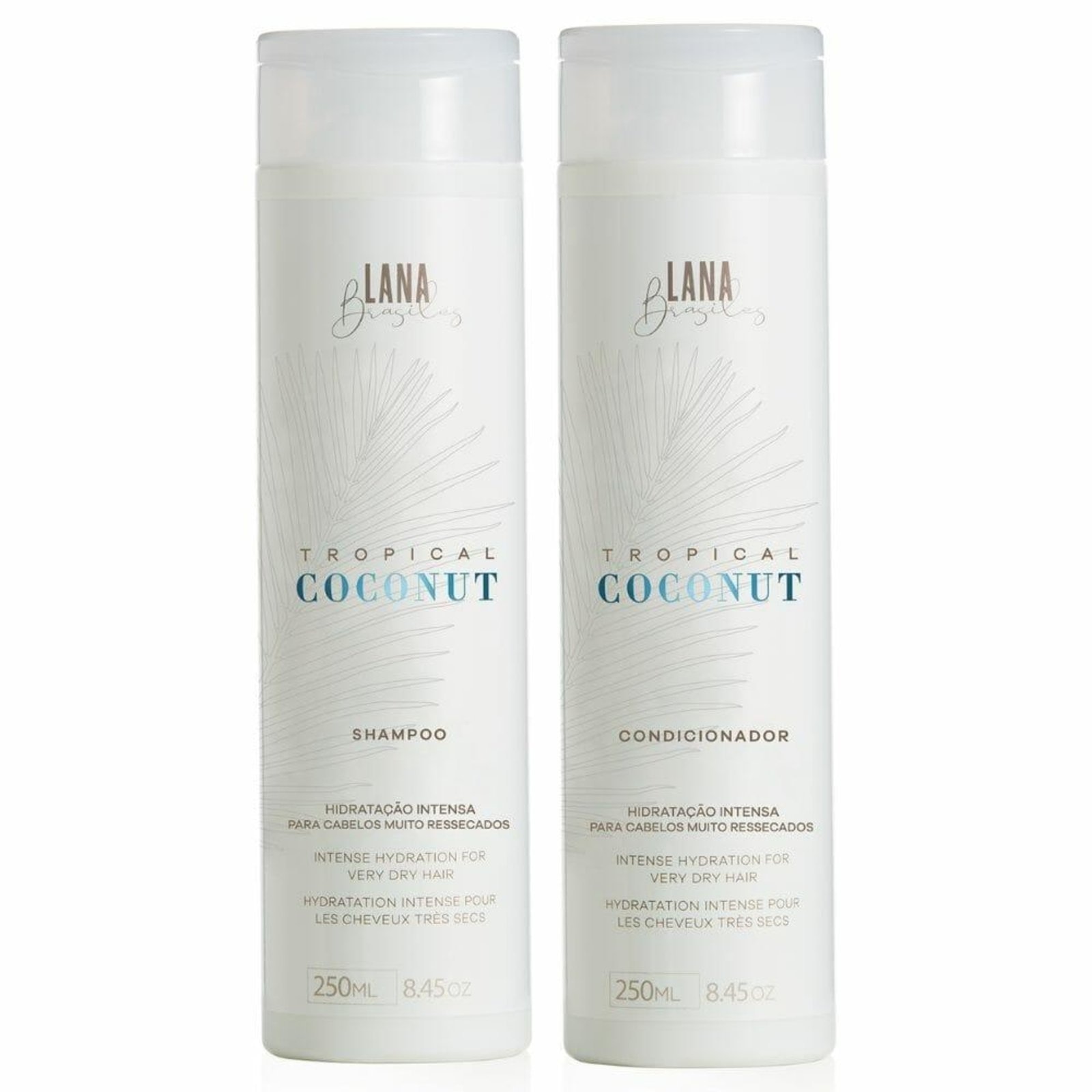 Imagem principal Kit Tropical Coconut SH+CD 2x 250ml Lana Brasiles branco