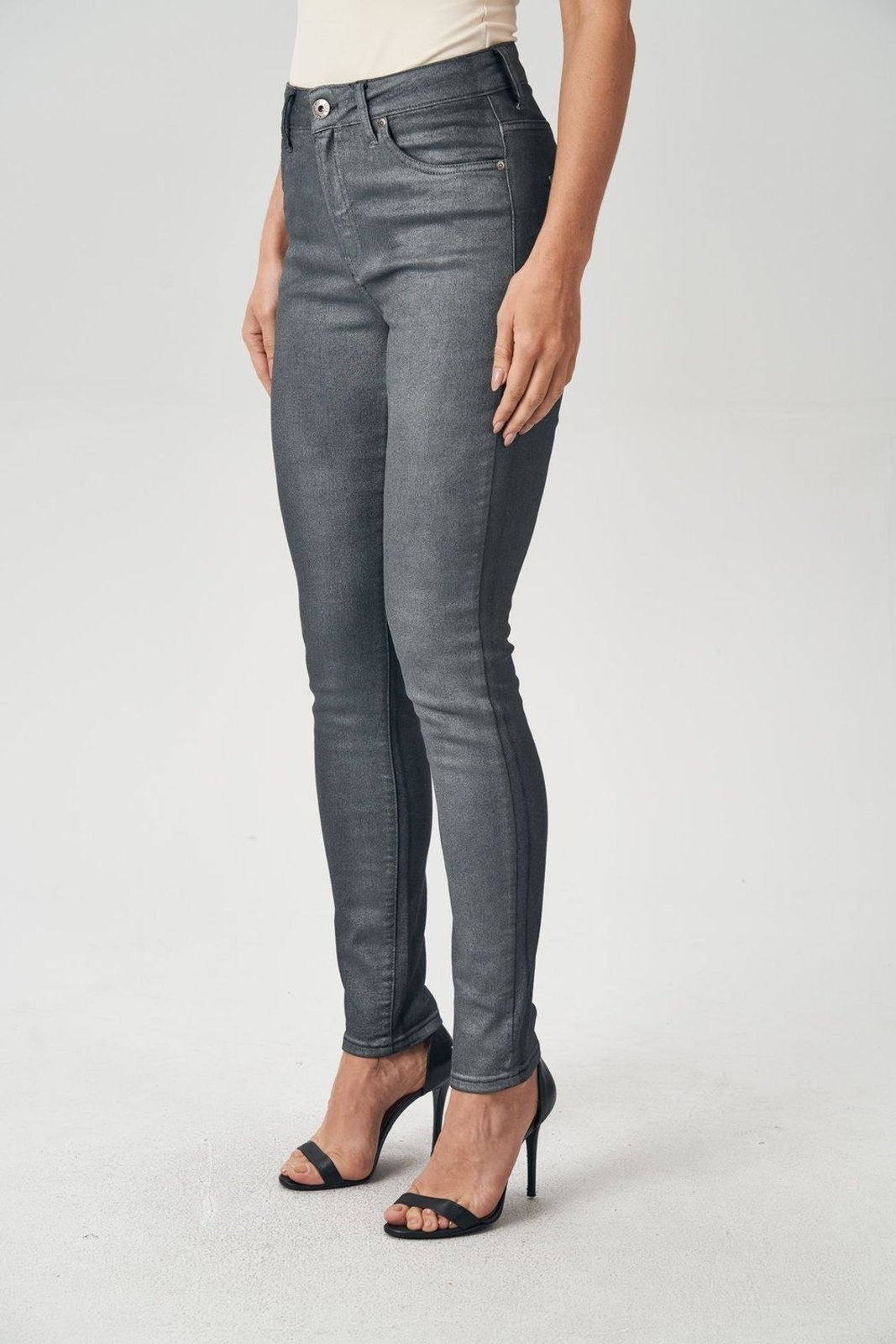 Imagem principal Calça Jeans Skinny Marmorizada Feminina Acostamento ACT FEMININO grafite