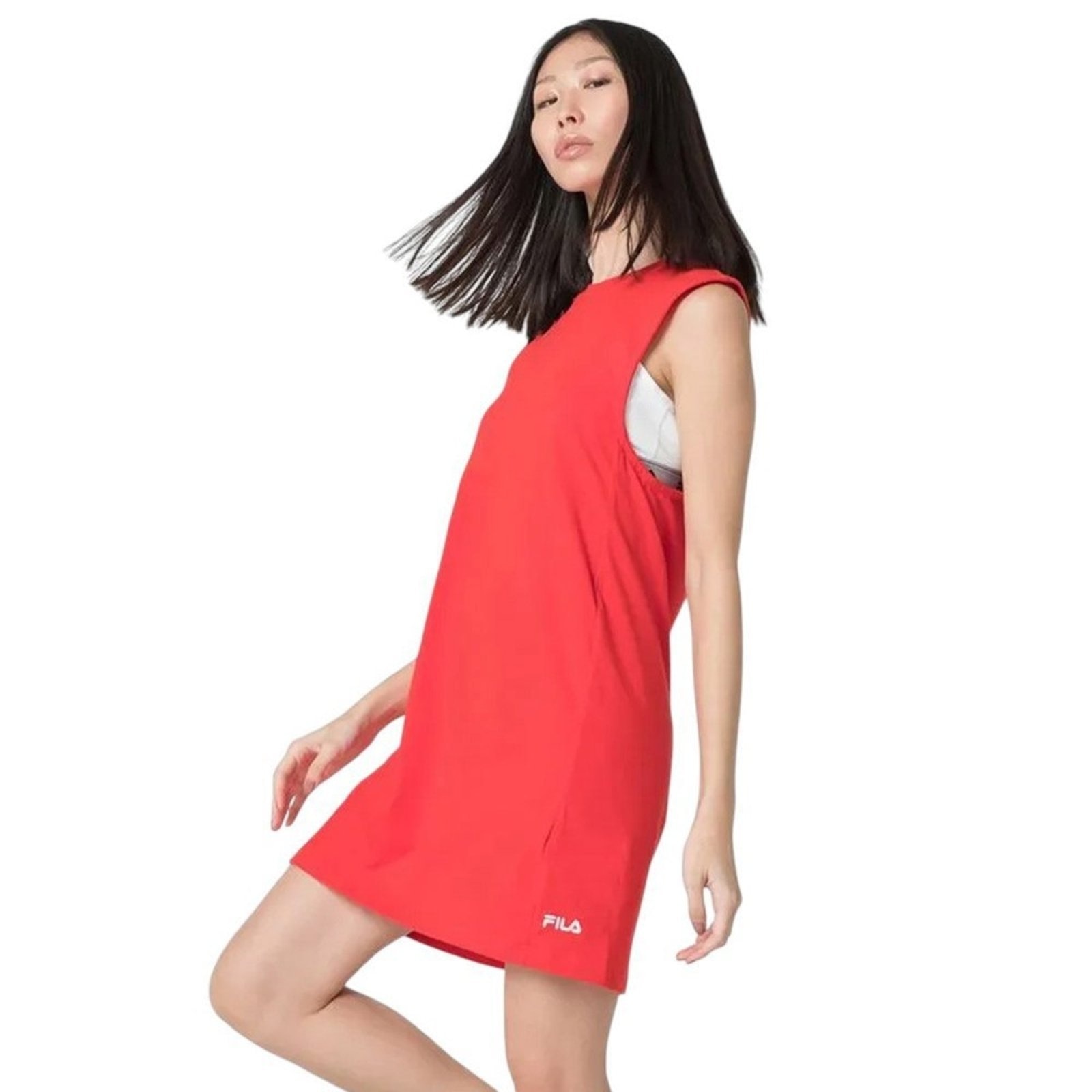 Imagem principal Vestido Fila Basic Feminino Fila vermelho
