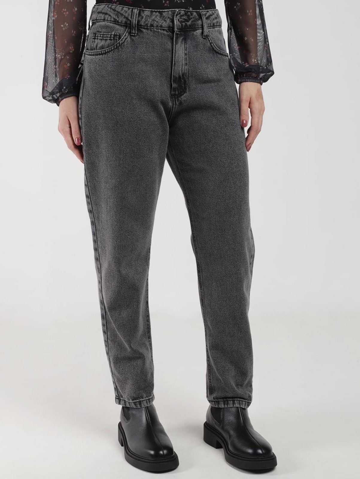 Imagem principal Calça Jeans Mom Autentique Feminina Autentique preto