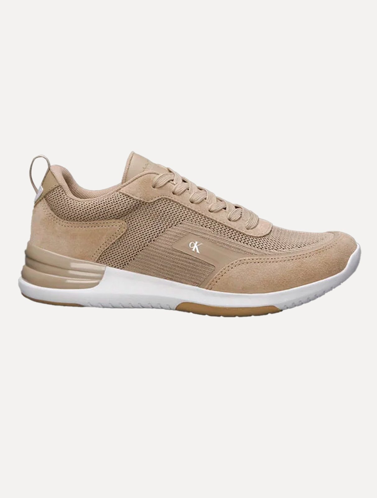 Imagem principal Tênis Calvin Klein Jeans Masculino Baixo Knitt Layers Claro Calvin Klein cáqui