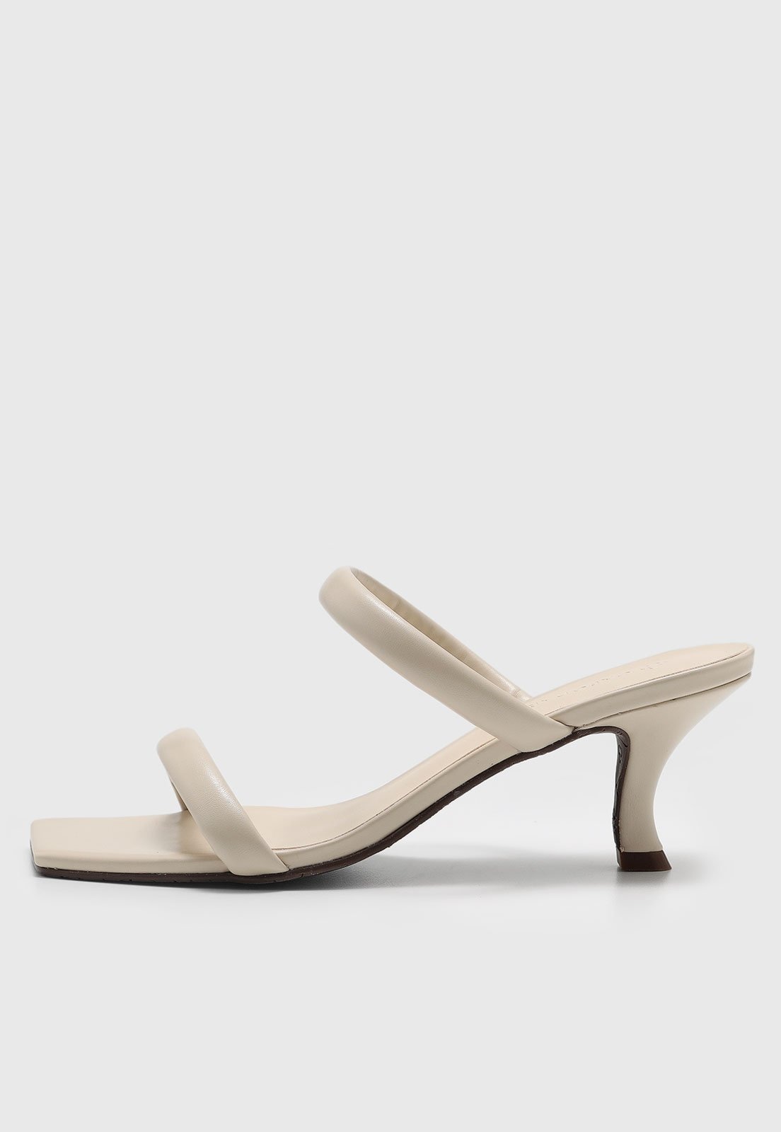 Imagem principal Sandália Feminina Capodarte Salto Baixo Ponta Quadrada Branca Capodarte branco