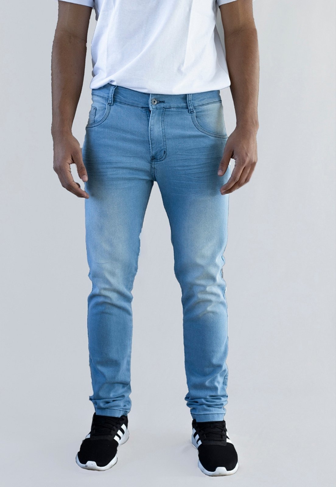 Imagem principal Calça Jeans Slim Délavé Masculina Versatti Dallas B Versatti azul