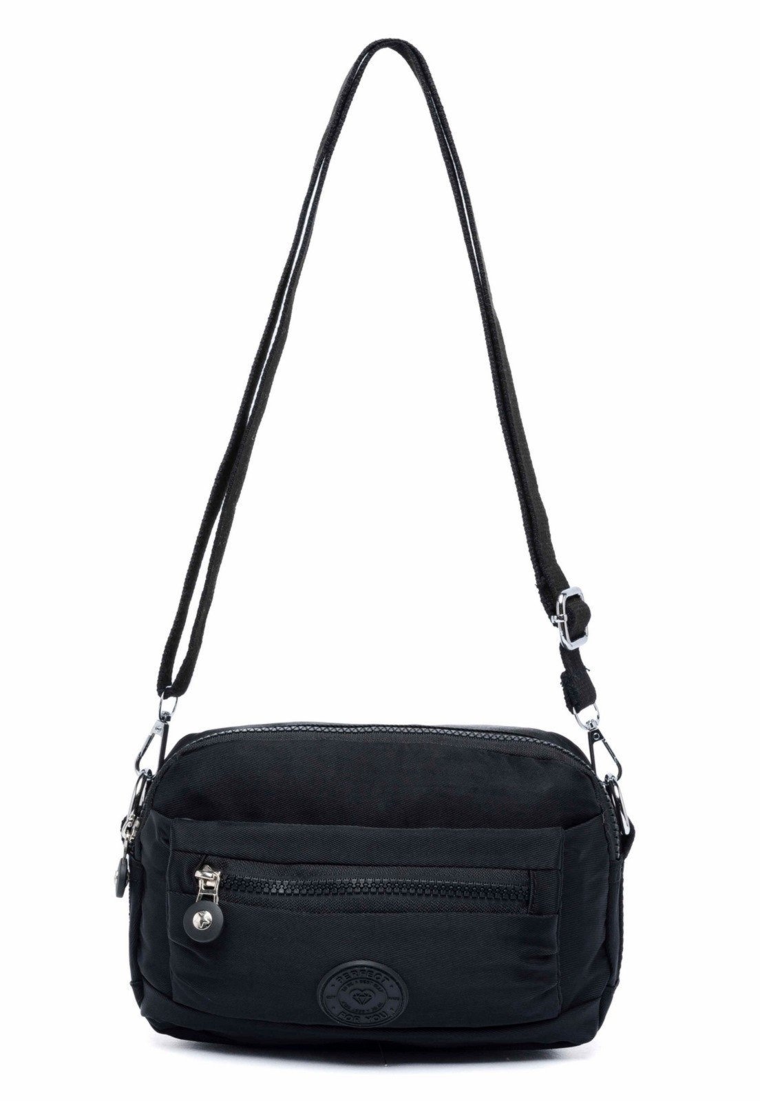 Imagem principal Bolsa Transversal Tiracolo Feminina Alça Reforçada 1 Litro Perfect For You preto