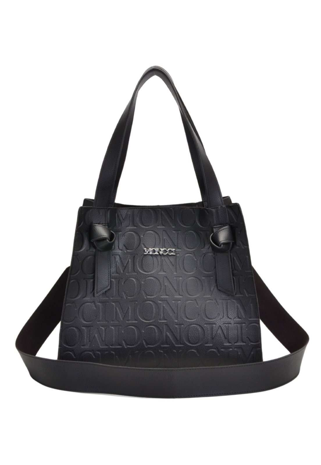 Imagem principal Bolsa saco feminina Moncci alça tiracolo Preta MONCCI preto