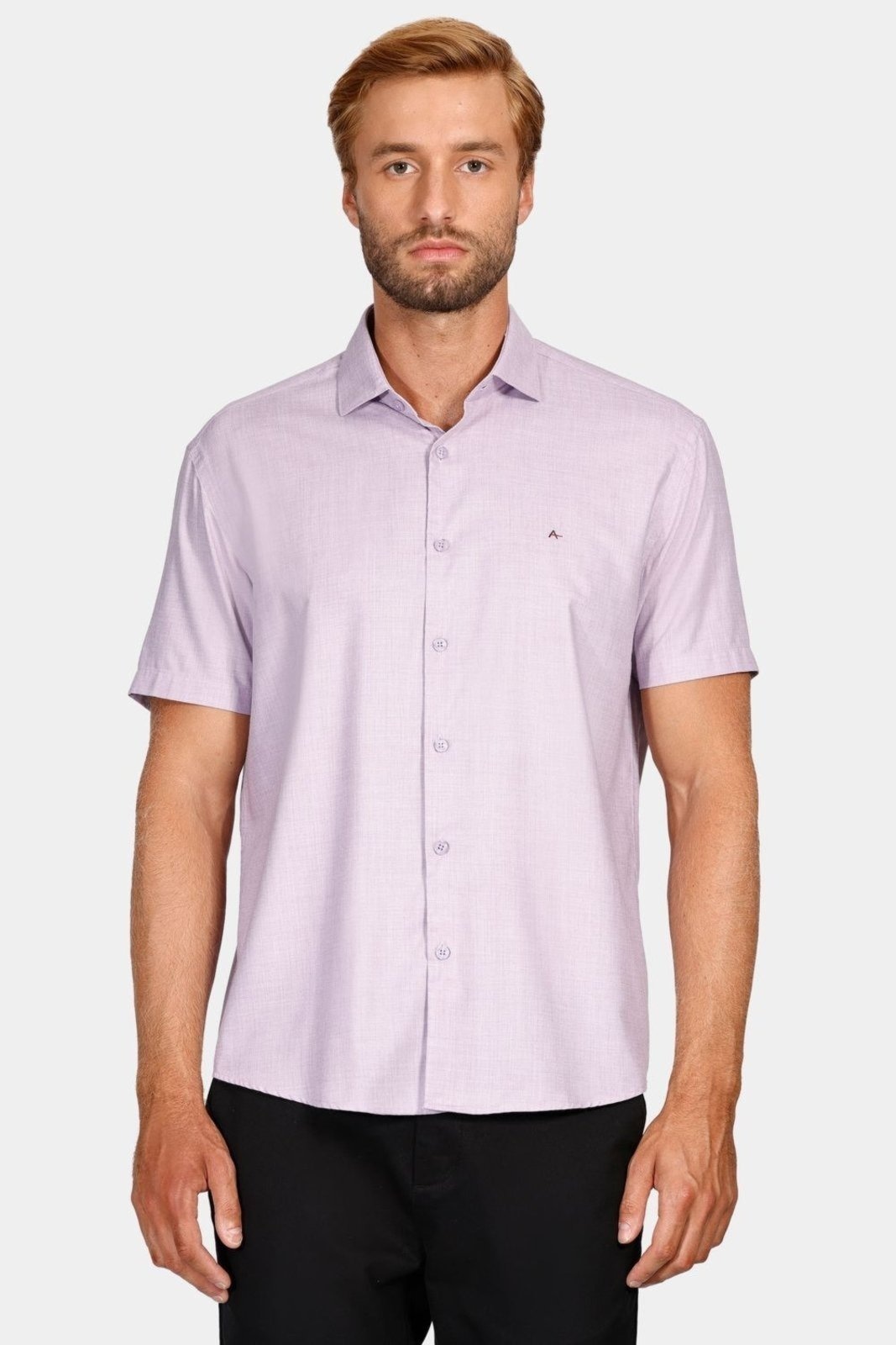 Imagem principal Camisa Regular Melange Lilás Aramis roxo
