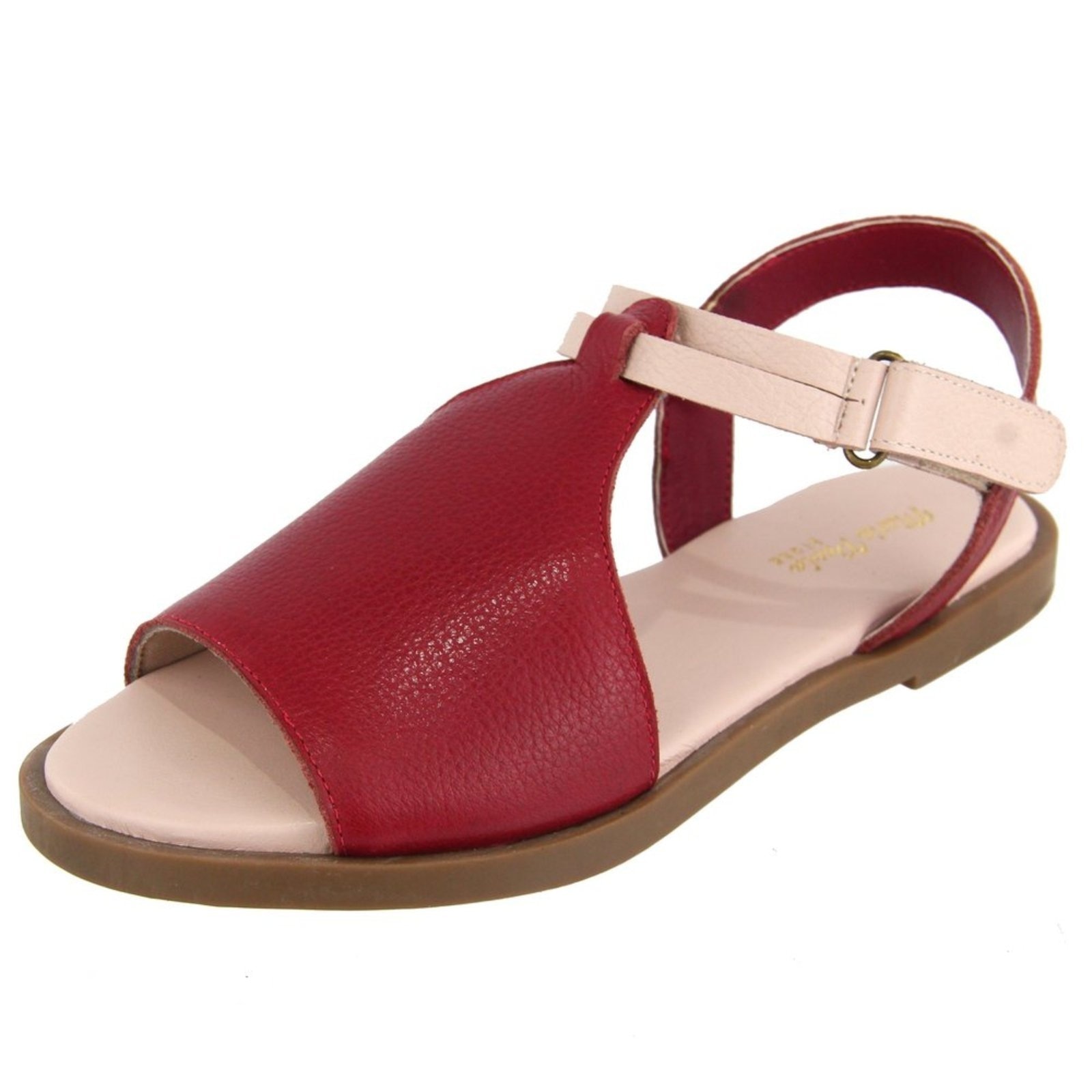 Imagem principal Sandália Rasteira Feminina em Couro Palmilha Extra Conforto Maria Paula Bromelia MARIA PAULA nude