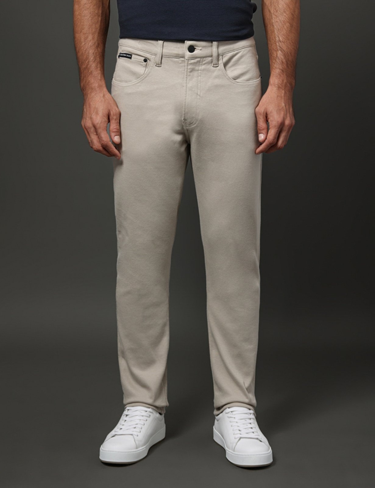 Imagem principal Calça Masculina Slim 5 Pockets Calvin Klein Jeans - Caqui Claro Calvin Klein Jeans cáqui caqui