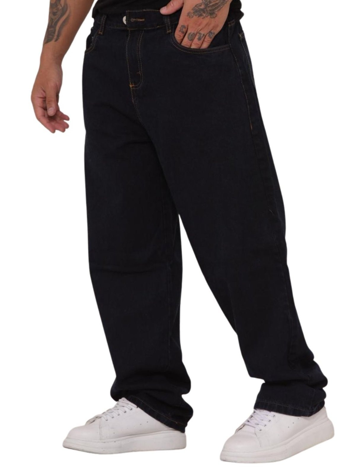 Imagem principal Calça Masculina Jeans Balão Escura Jeans Loka azul/azul marinho