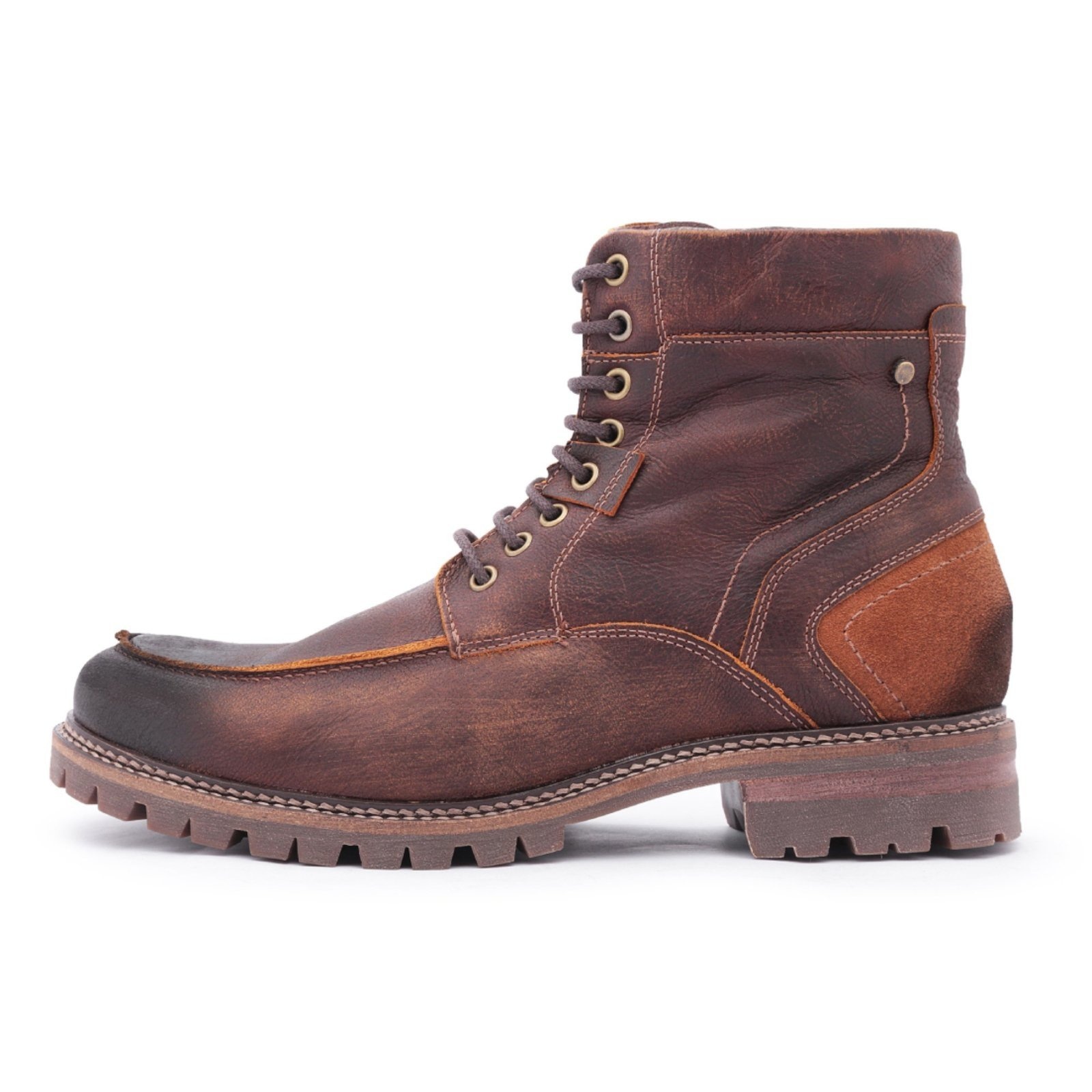 Imagem principal Bota Coturno Centuria em Couro Tan Centuria Calçados marrom tan