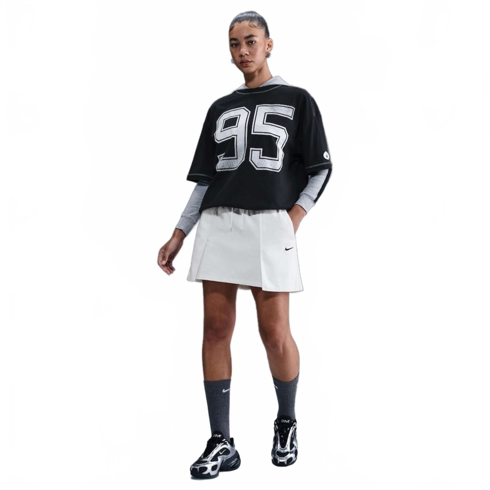 Imagem principal Saia Cargo Nike Sportswear Street 4IN Feminina Nike branco