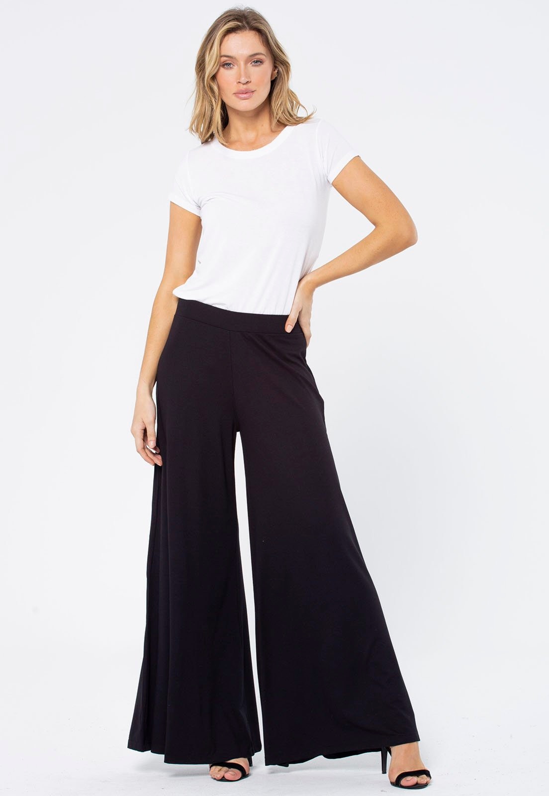 Imagem principal Calça Pantalona Amazonia Vital Granja Malha Preta Amazonia Vital preto