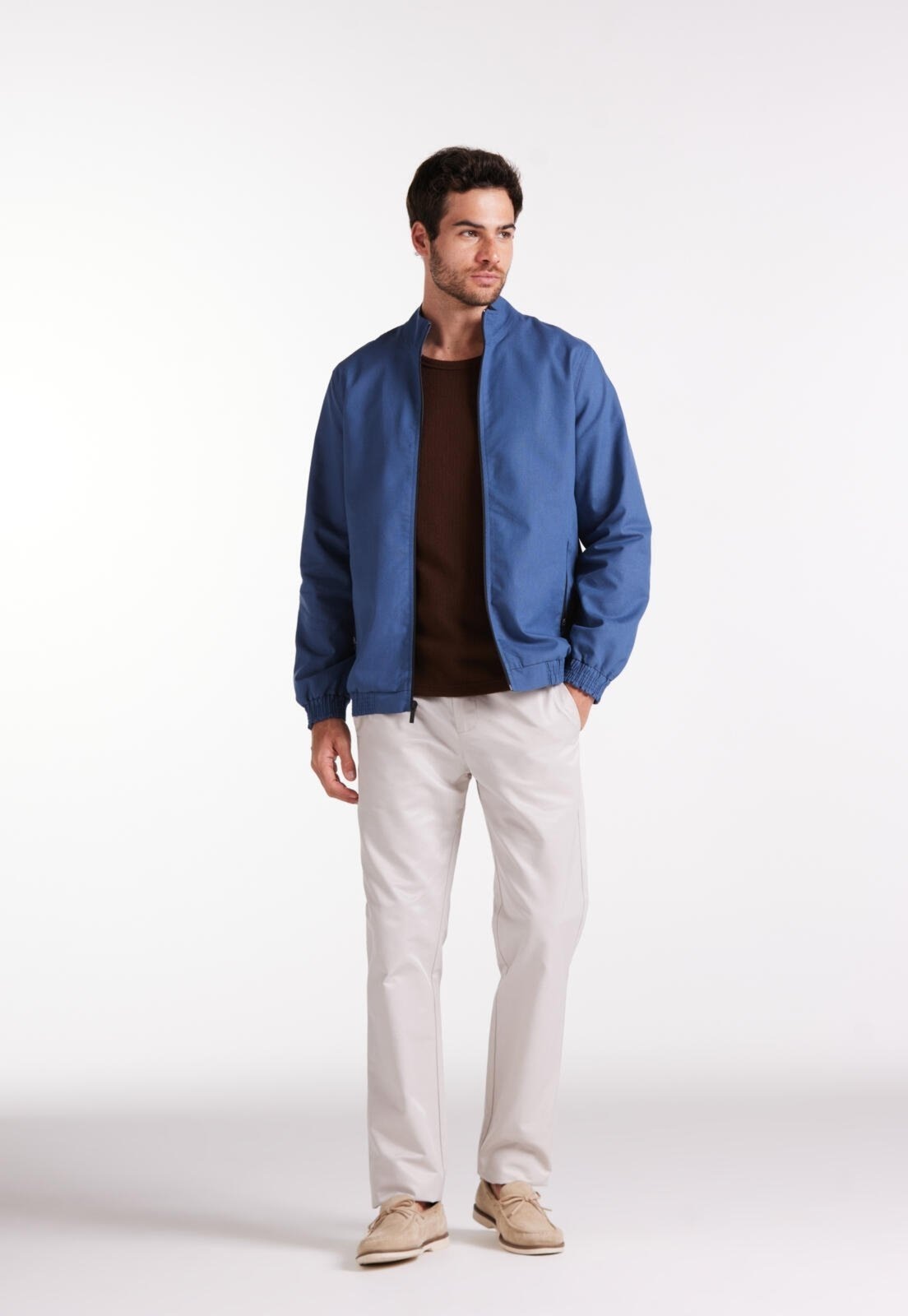 Imagem principal Jaqueta Casual Com Zíper Traymon Indigo Traymon azul