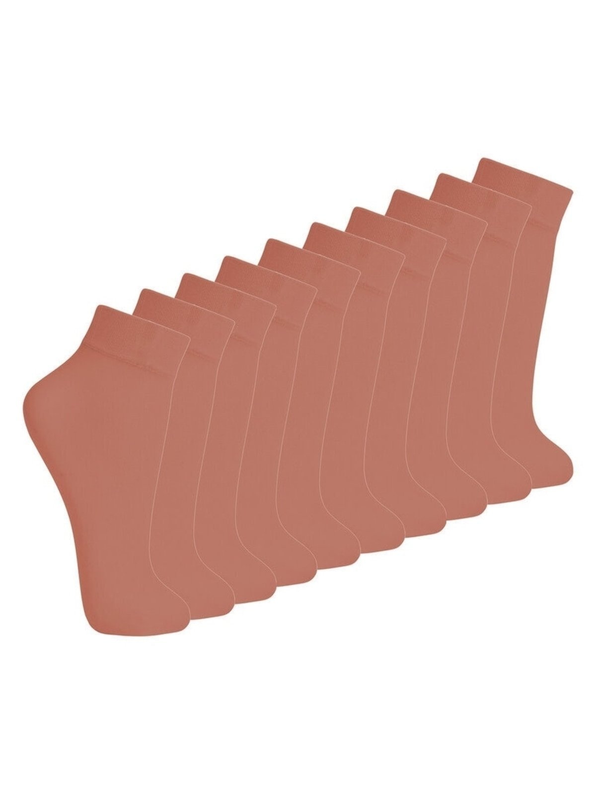 Imagem principal Kit 10 Pares de Meias Fio 40 Opaca Lupo Lupo bege