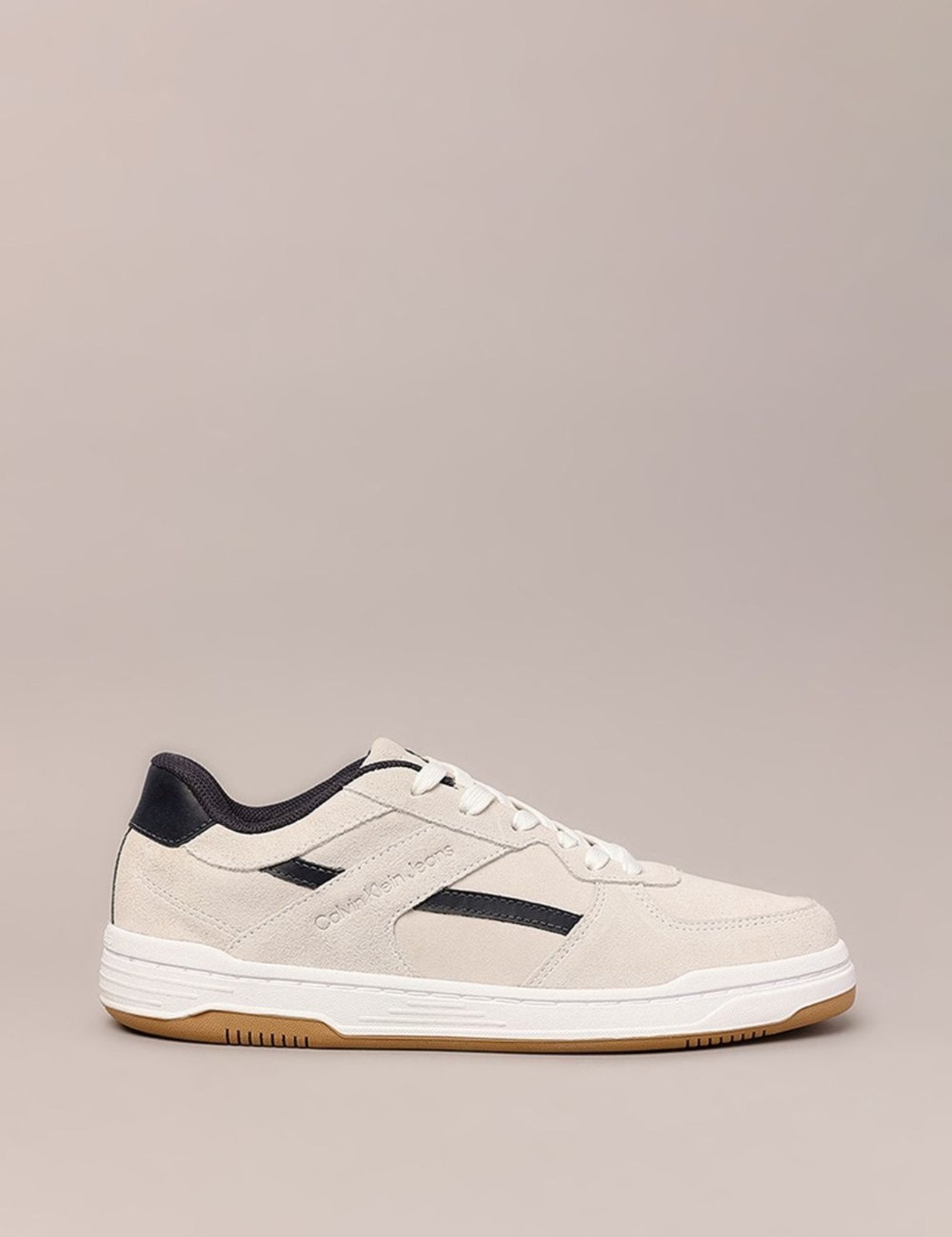 Imagem principal Tênis Masculino Court Camurça Layers Calvin Klein Jeans - Off White Calvin Klein Jeans off-white white