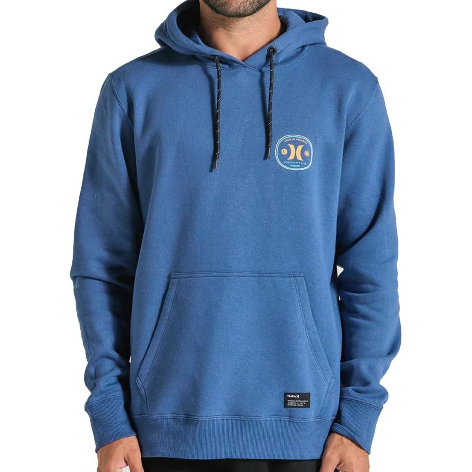 Imagem principal Moletom Hurley Canguru Bottle WT25 Masculino Marinho hurley azul marinho