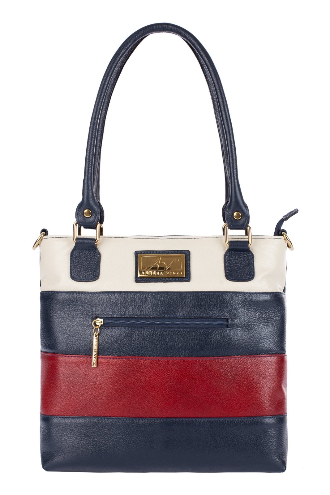 Imagem principal Bolsa de ombro em couro Alice Vermelho Andrea Vinci azul