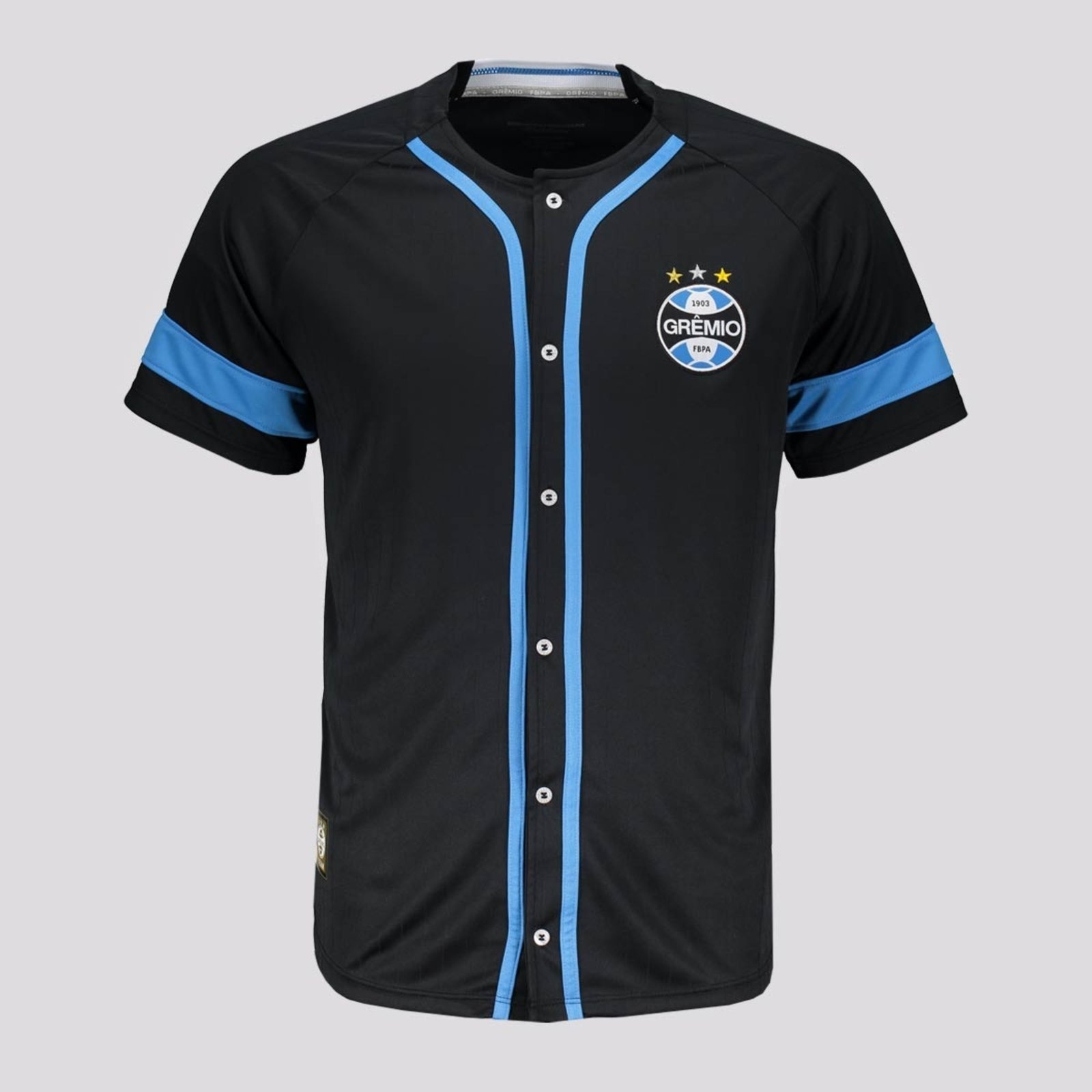 Imagem principal Camisa Grêmio Baseball II Preta Betel preto