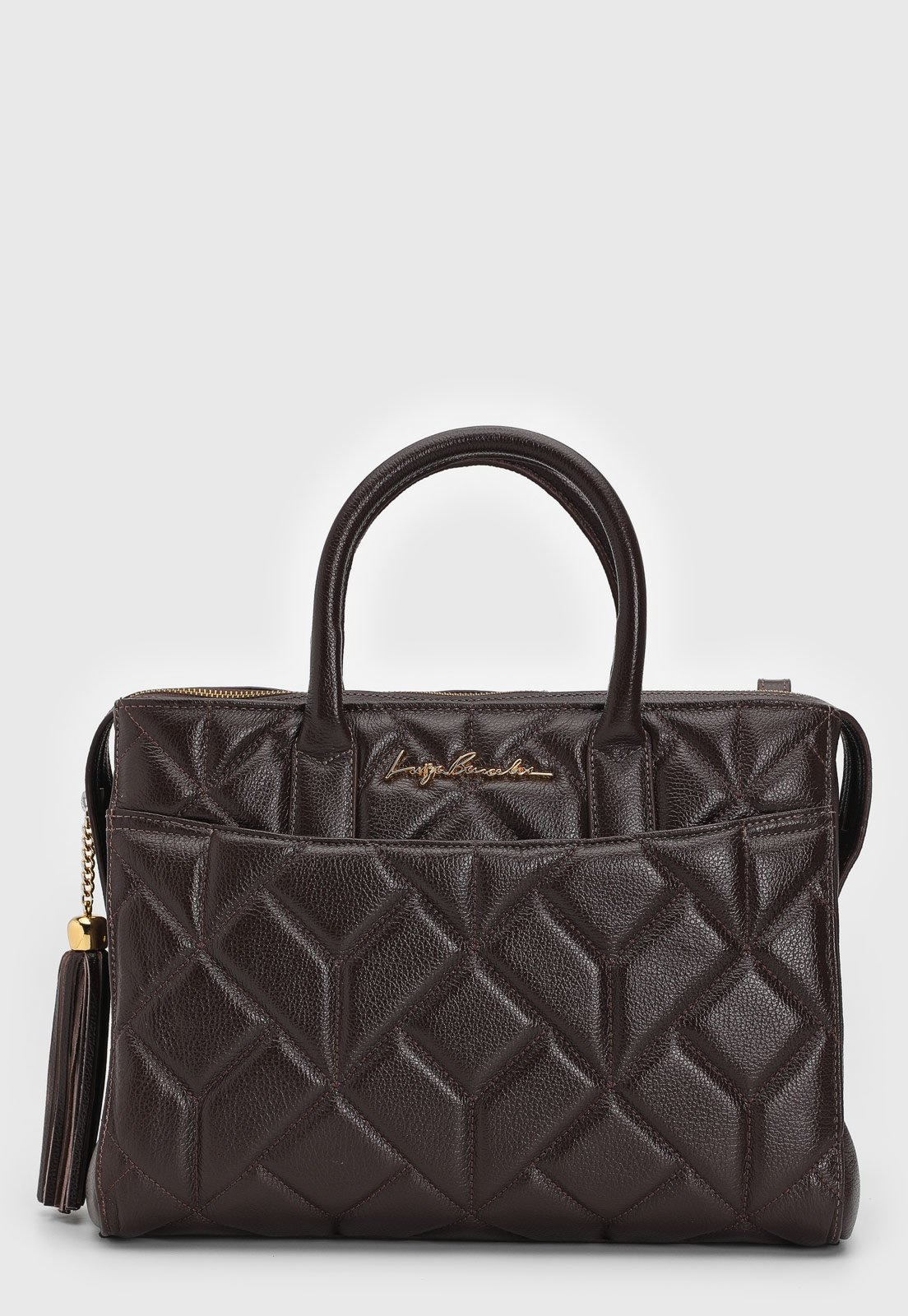 Imagem principal Bolsa Tiracolo Luiza Barcelos Alça Dupla Café Luiza Barcelos marrom