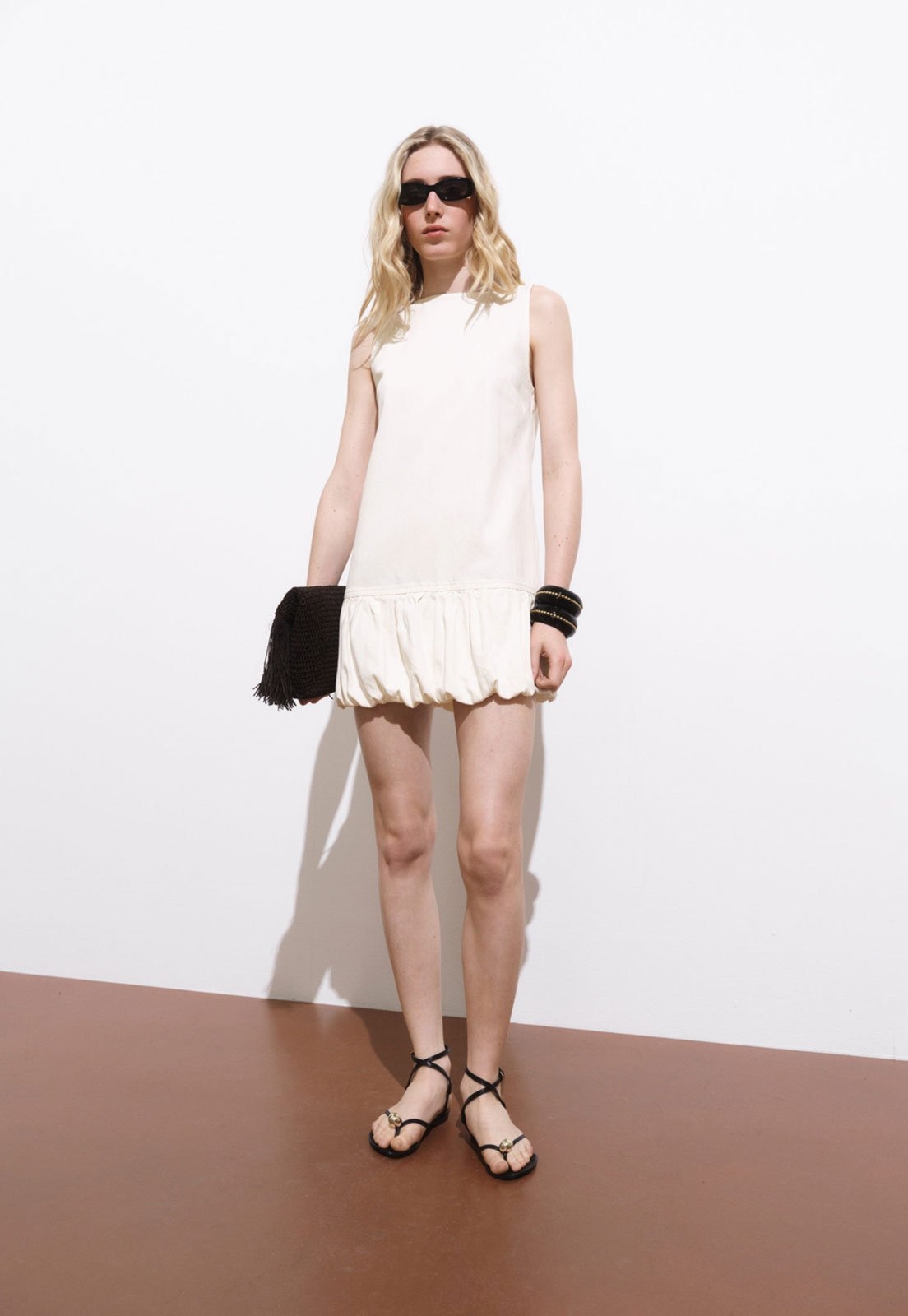 Imagem principal Vestido Mango Curto Bubble Off-White Mango off-white white