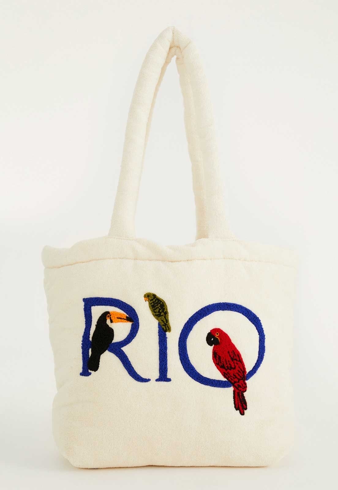 Imagem principal Bolsa Feminina FARM Solzão Rio Bordada Off-White FARM off-white white