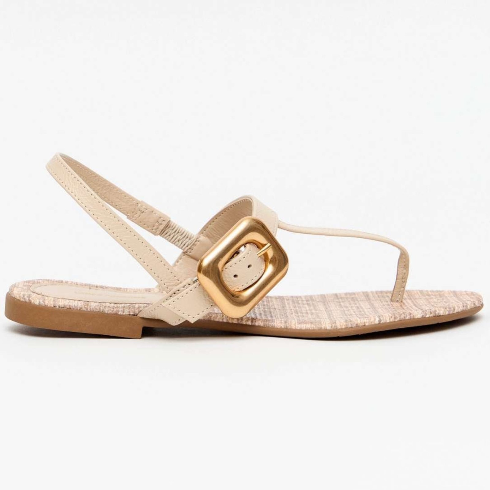 Imagem principal Rasteira Lança Perfume Palha Pr26 Feminino Lança Perfume bege