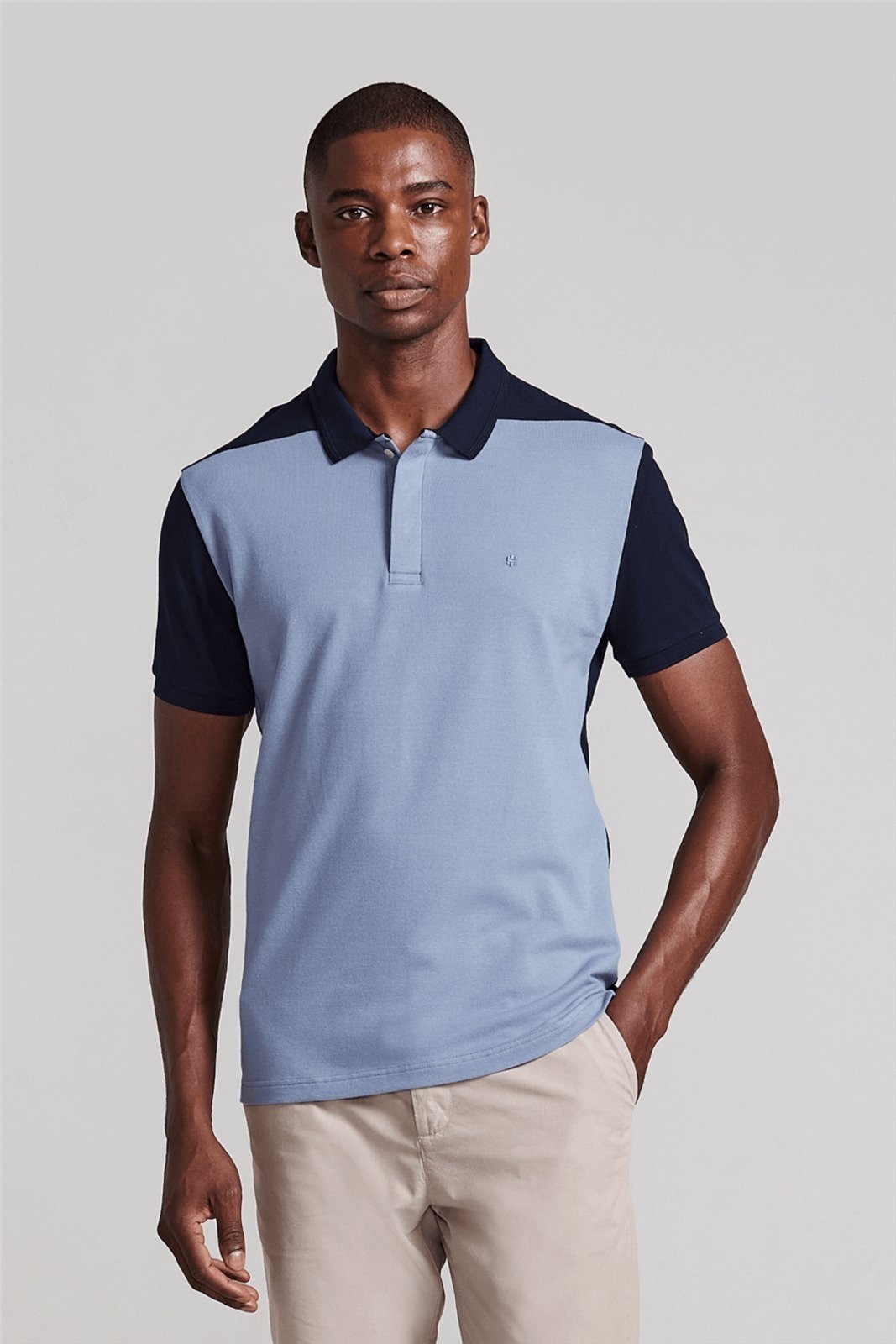 Imagem principal HIGHSTIL Camisa Polo Piquet Slim Fit Azul HIGHSTIL azul marinho