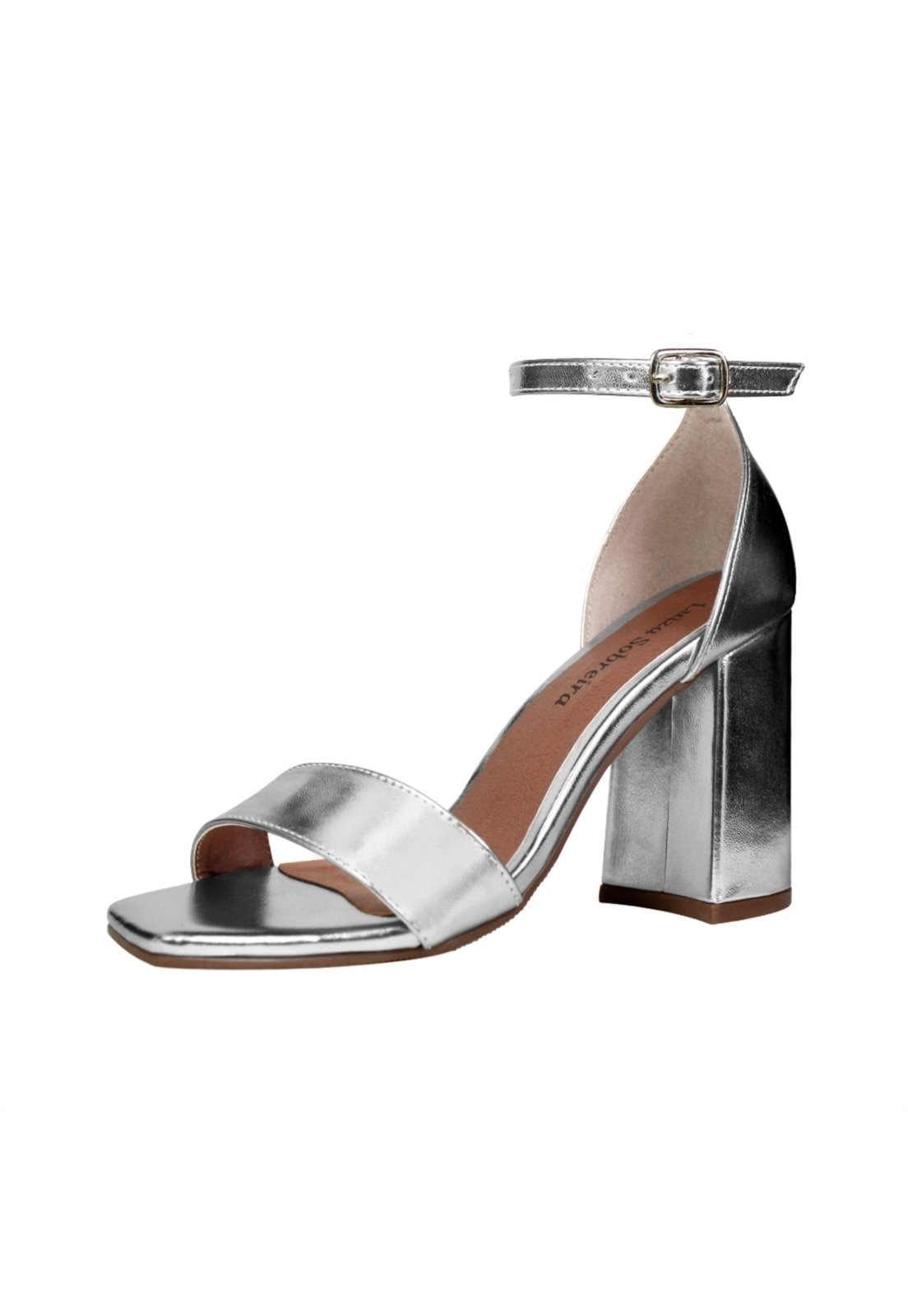 Imagem principal Sandália Salto Alto Grosso Luiza Sobreira Mod. 2144 Luiza Sobreira prata