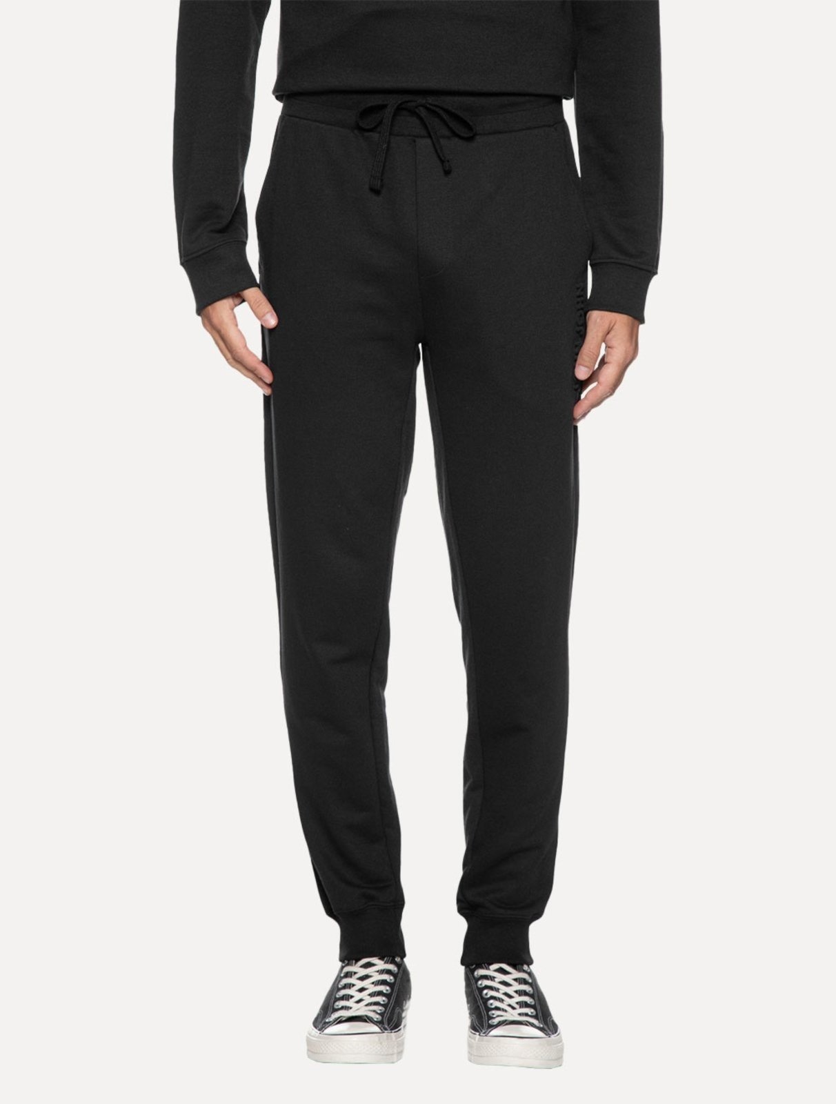 Imagem principal Calça John John Moletom Masculina Embossed Black Preta John John preto black