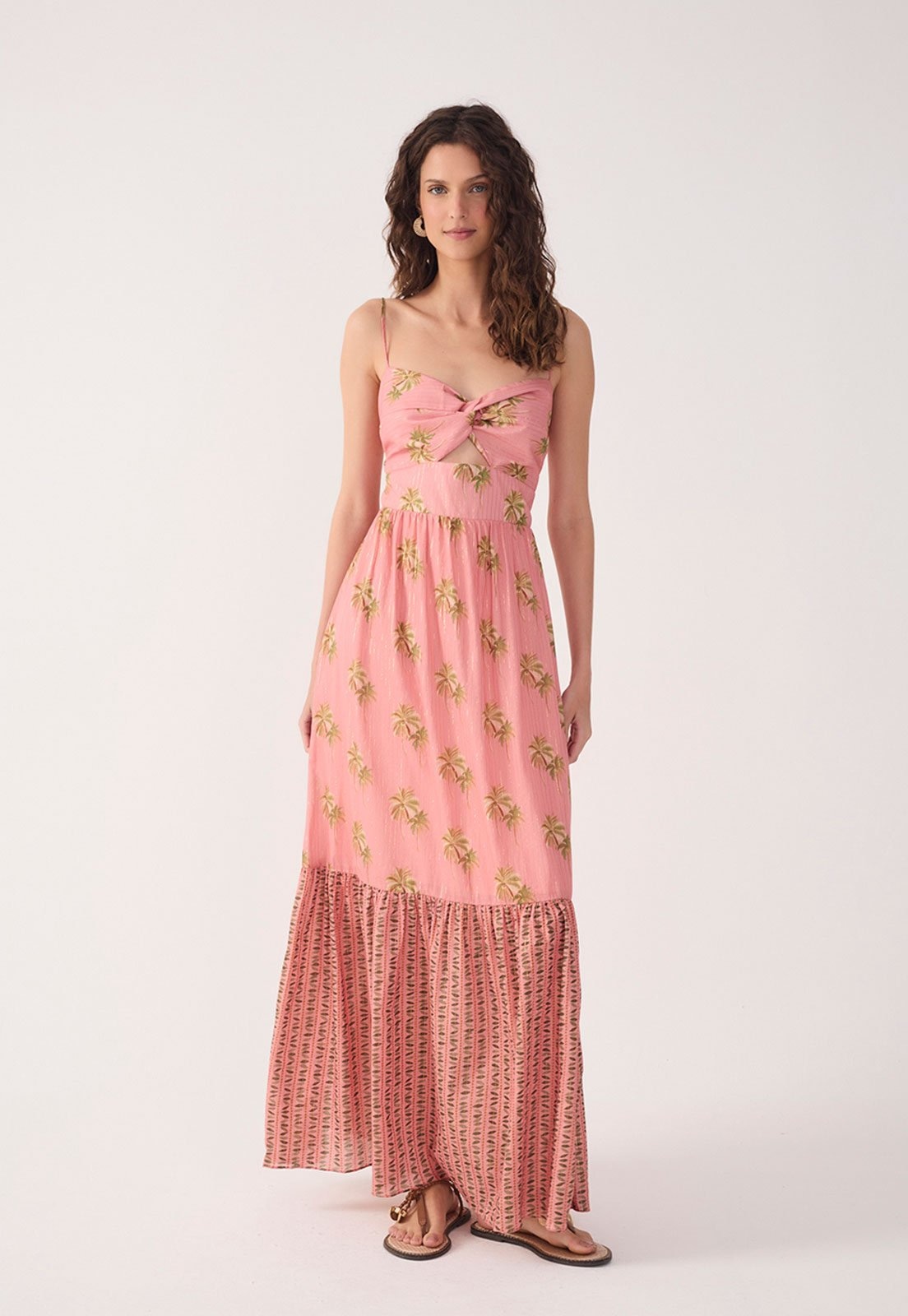 Imagem principal Vestido Feminino Dress To Estampa Oásis Mix Dress to rosa