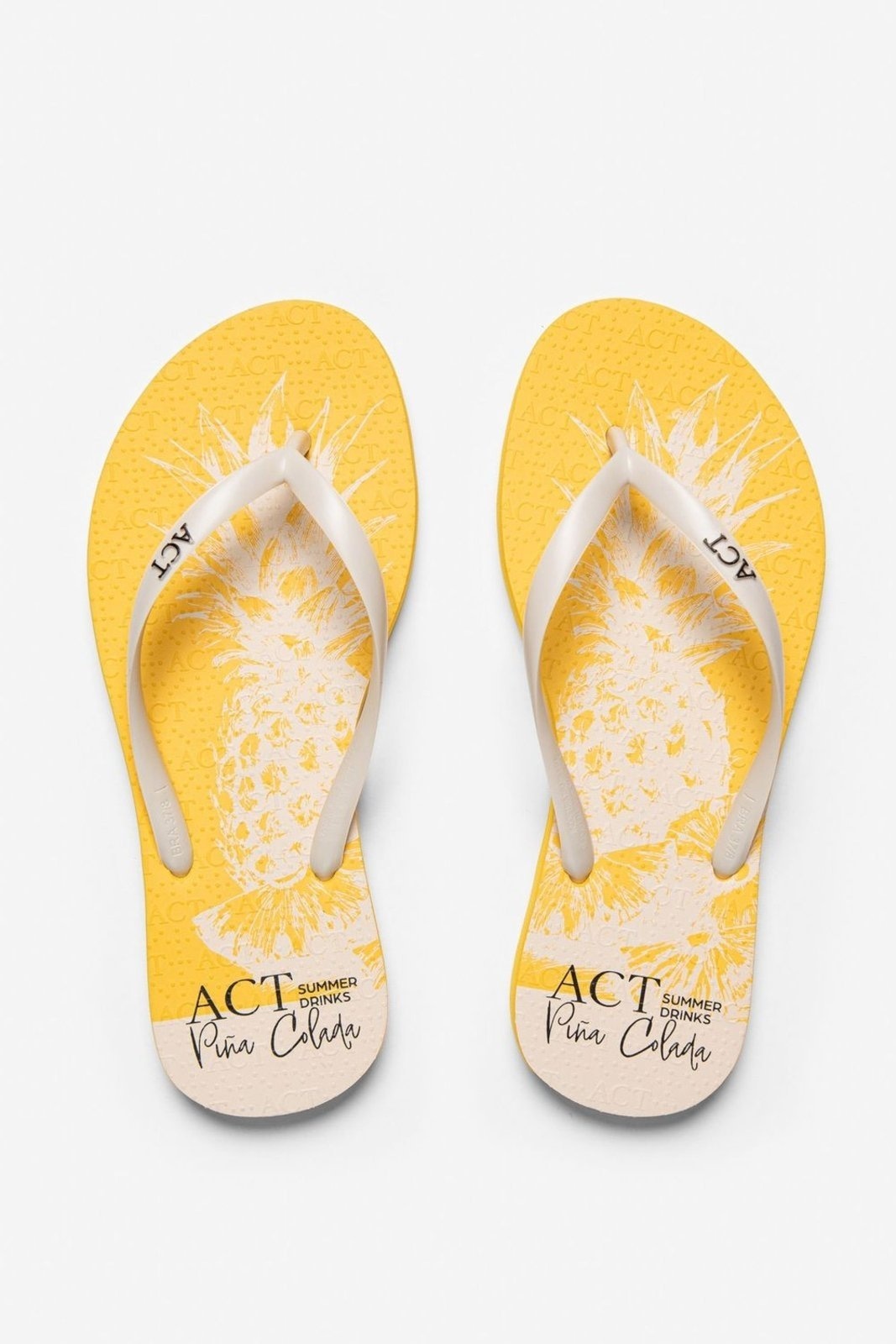 Imagem principal Chinelo Summer Drink ACT Feminino ACOSTAMENTO ESSENTIALS amarelo
