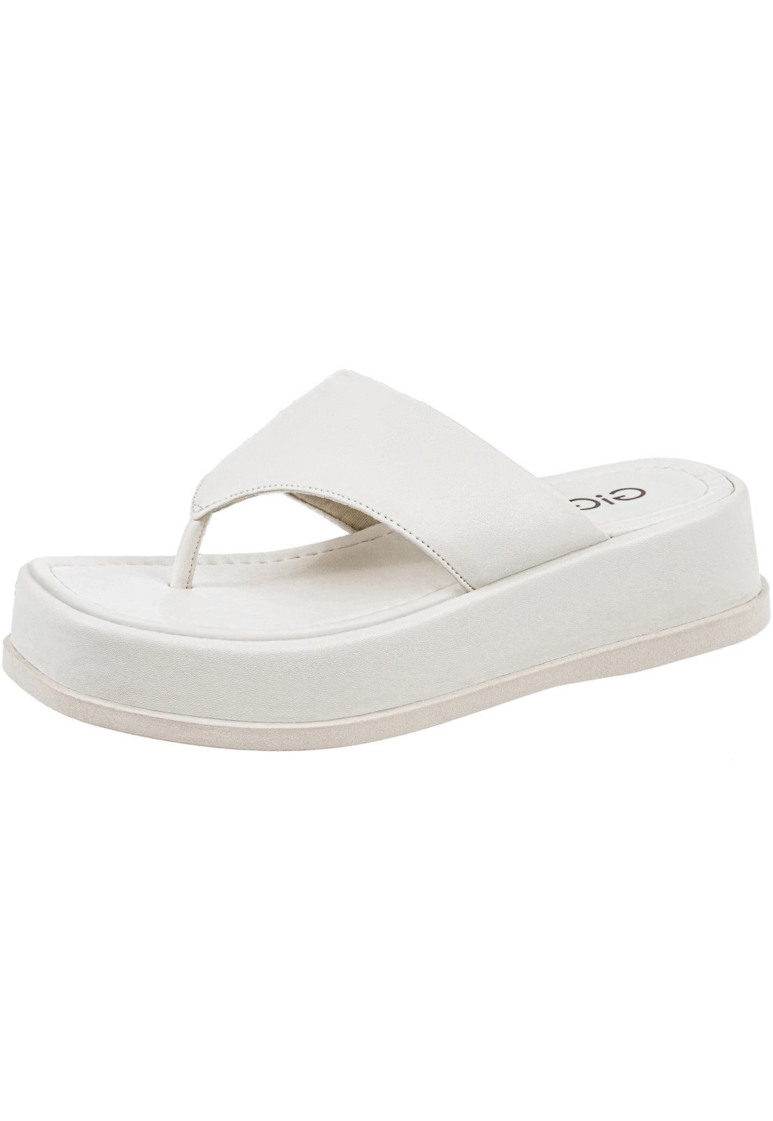 Imagem principal Chinelo Plataforma Gigil Papete Flatform Dedo Off White Gigil branco/off-white white