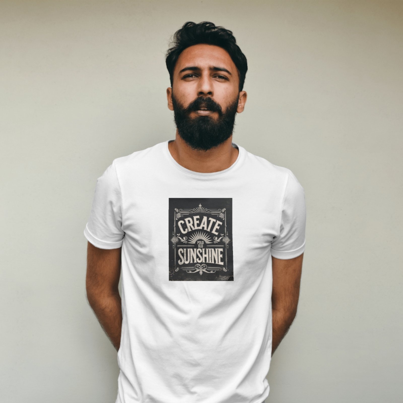 Imagem principal Camiseta Masculina Polo Blu Casual Sunshine Malha Algodão Branca do P ao G1 Polo Blu branco blu