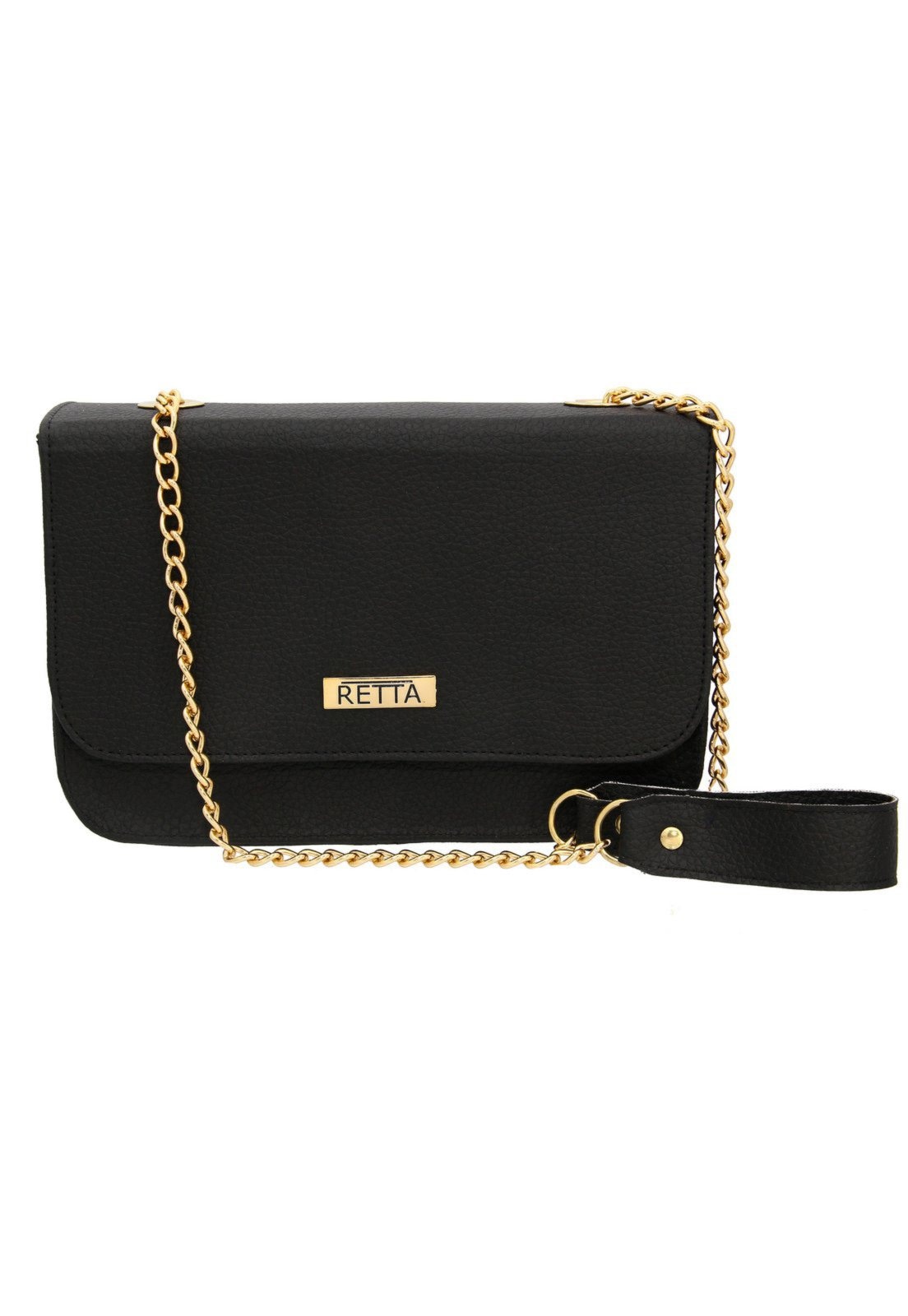 Imagem principal Bolsa Retta Transversal Corrente Preta Retta Shoes preto