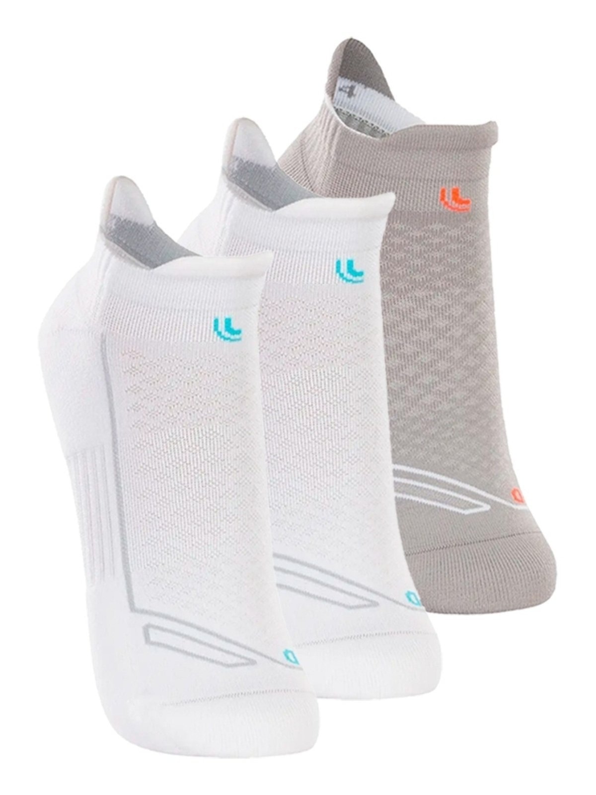 Imagem principal Kit com 3 Pares de Meias Performance Running Lupo Lupo cinza