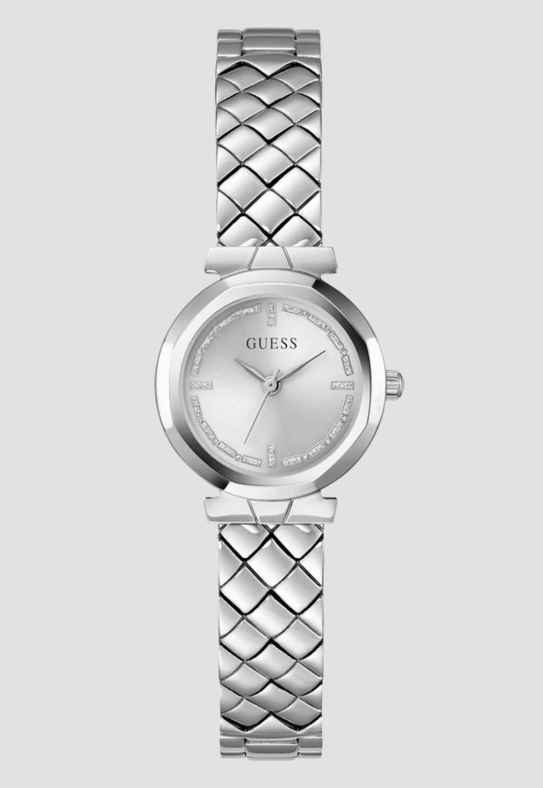 Imagem principal Relógio Guess Redondo Analógico Brilho Guess prata