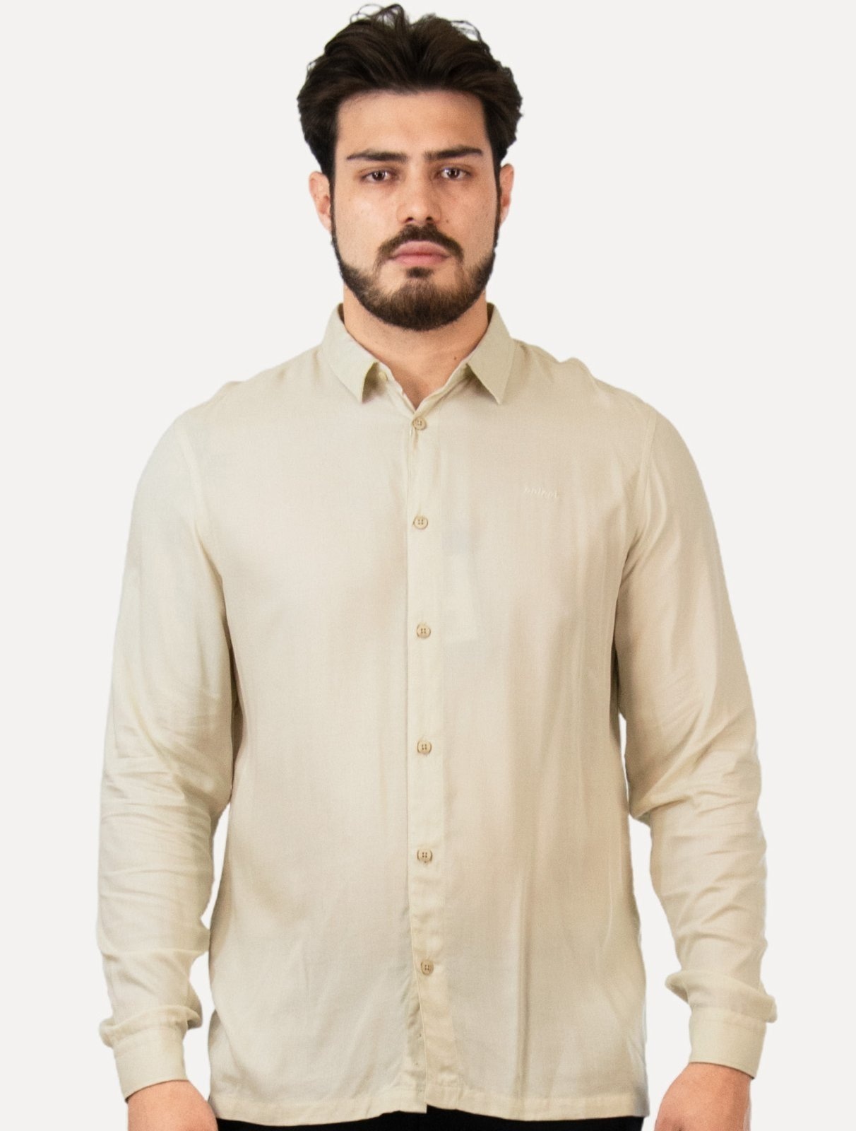 Imagem principal Camisa Colcci Masculina Relax Logo Areia Colcci bege