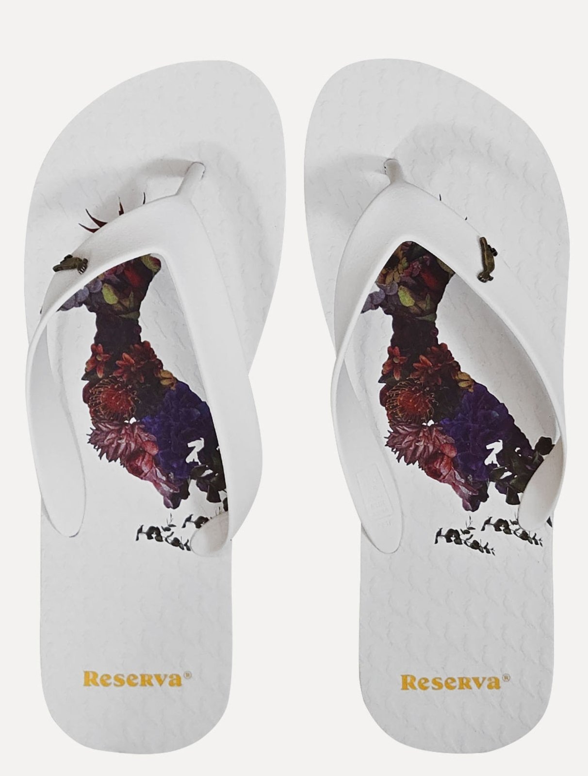 Imagem principal Chinelo Reserva Masculino Pica-Pau Flores Reserva branco