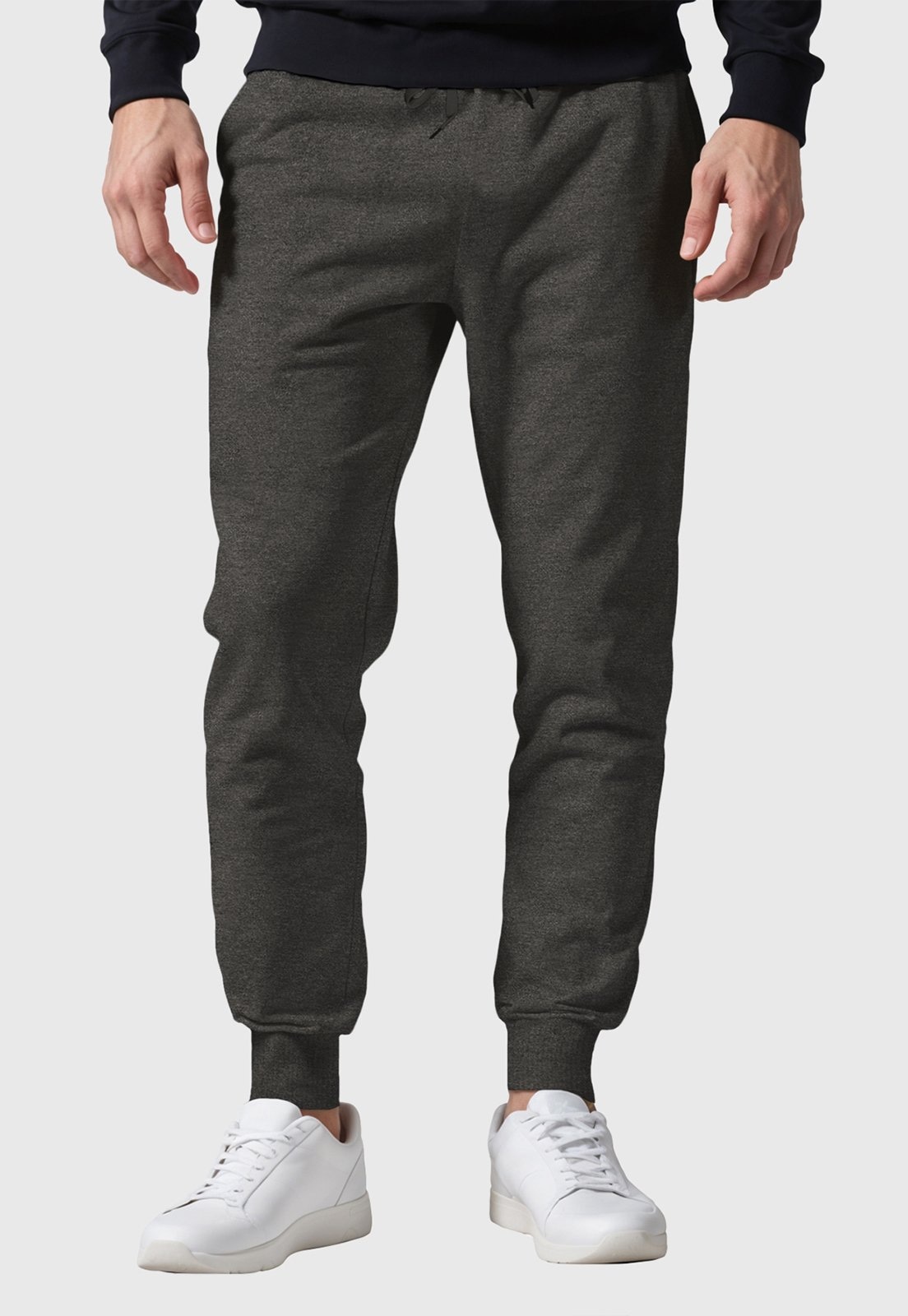 Imagem principal Calça Moletom Masculino Flanelado Liso Chumbo Benellys grafite