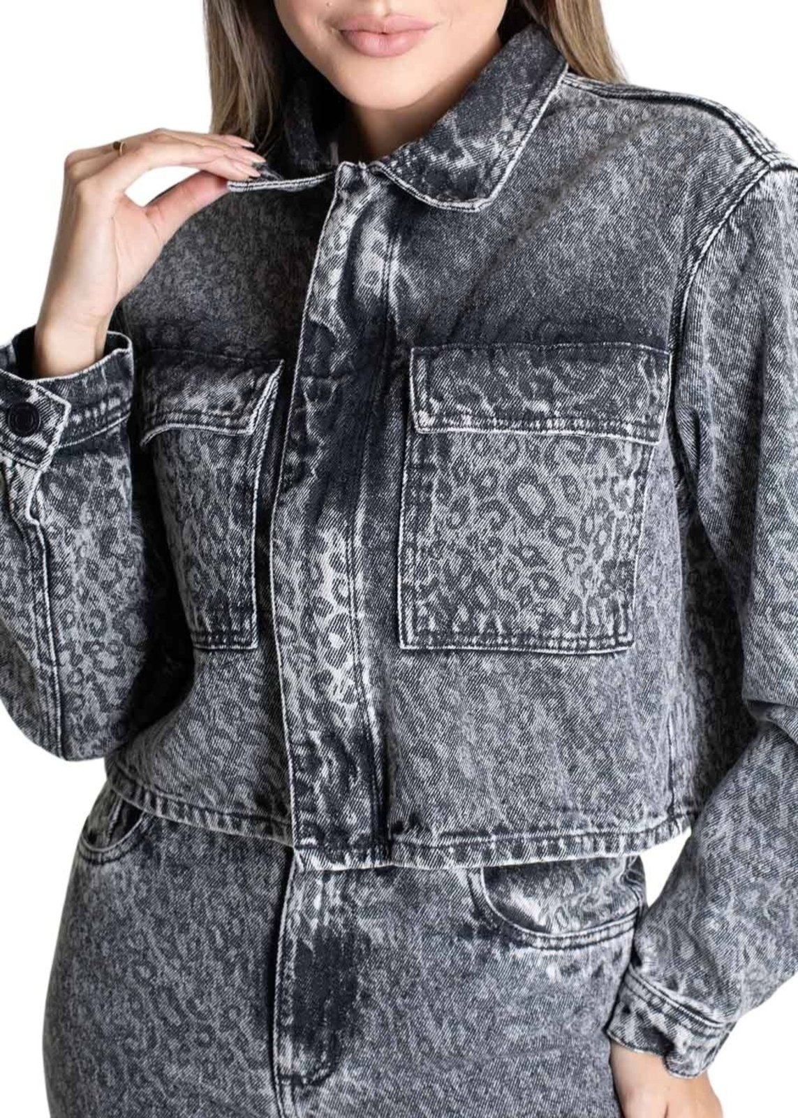 Imagem principal Jaqueta Sarja Sawary - 279481 Sawary preto