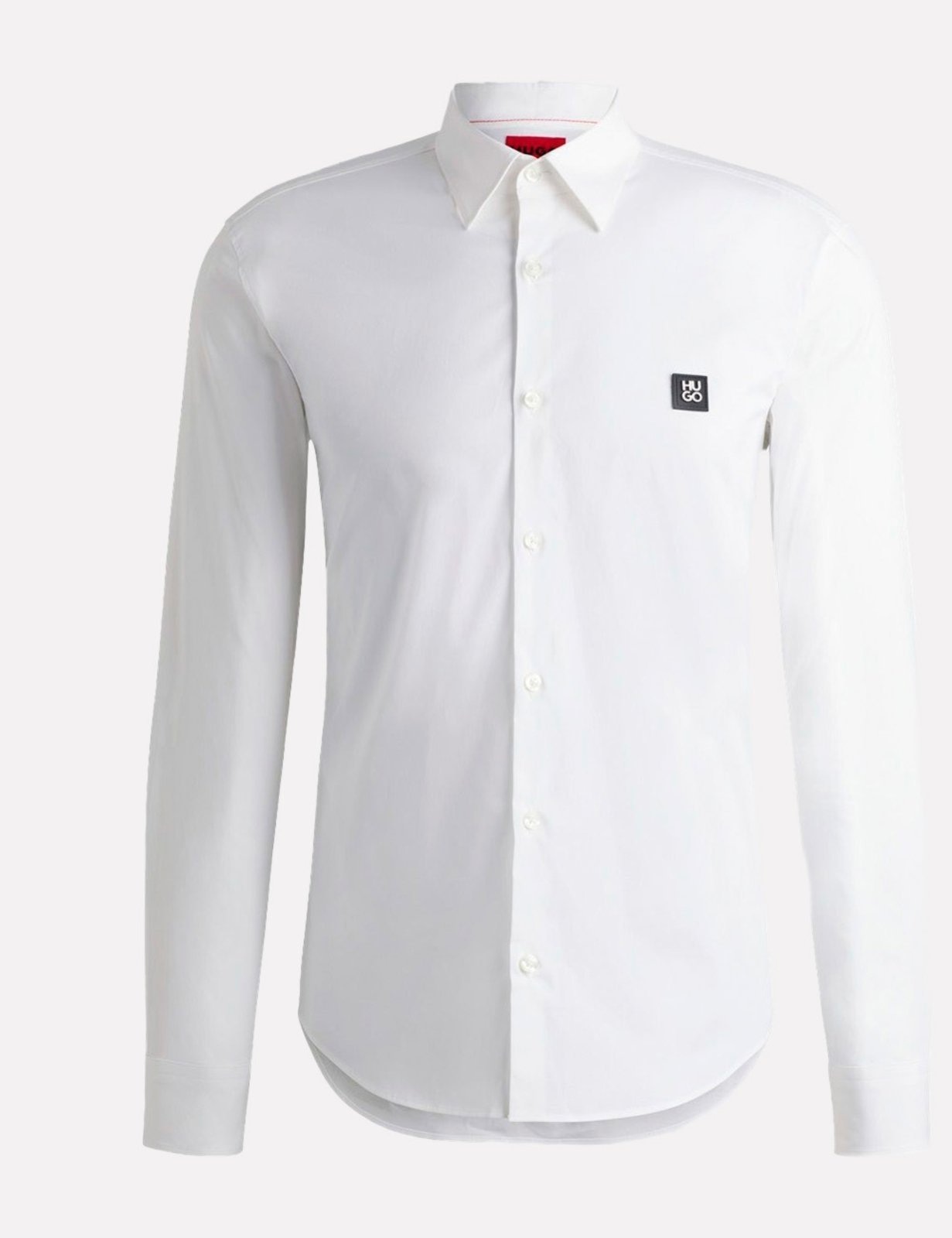 Imagem principal Camisa Hugo Boss Masculina Slim Fit Ermo Branca Hugo Boss branco