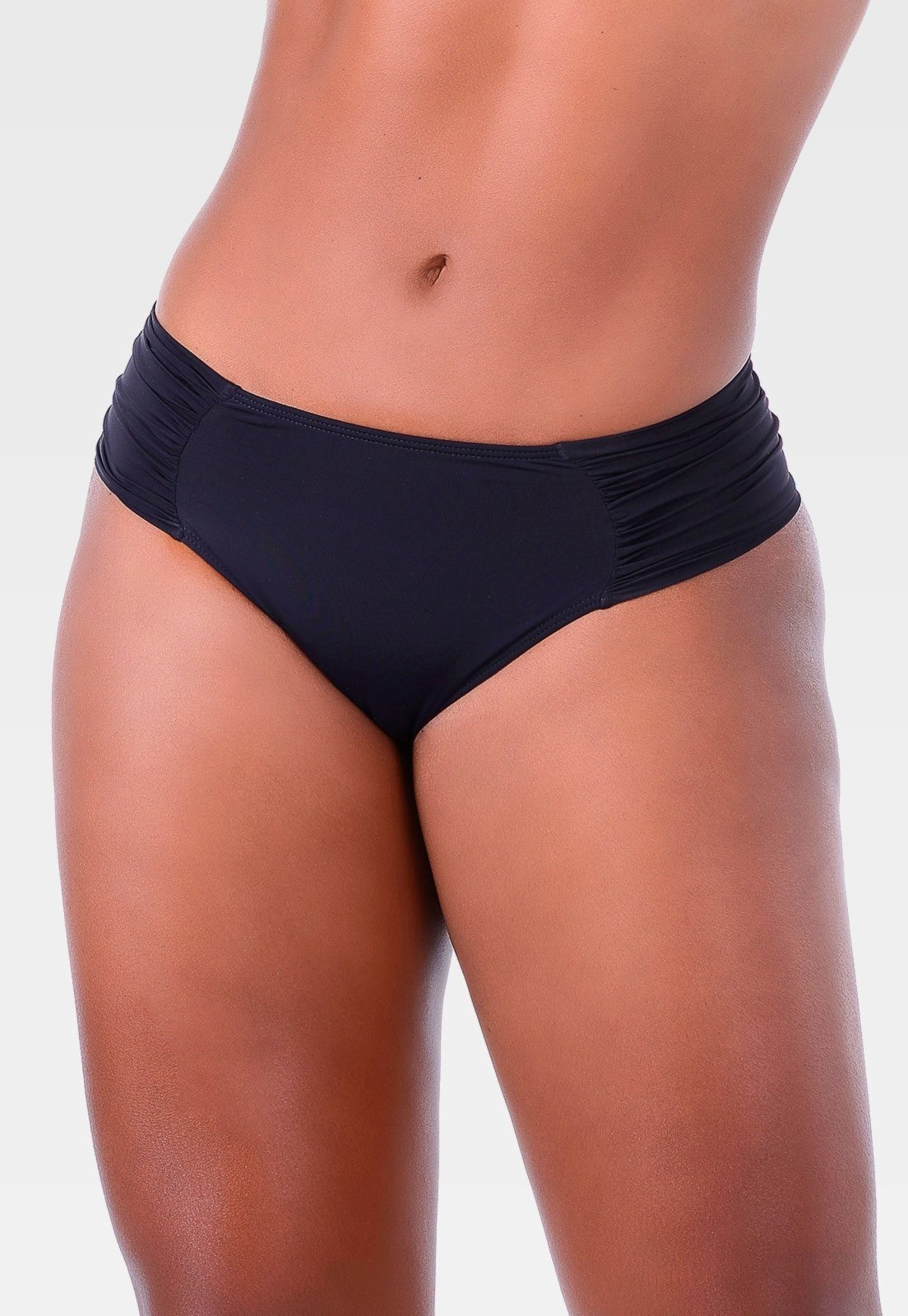 Imagem principal Calcinha Summer Soul Lateral Franzida Cintura Baixa Preta Summer Soul preto