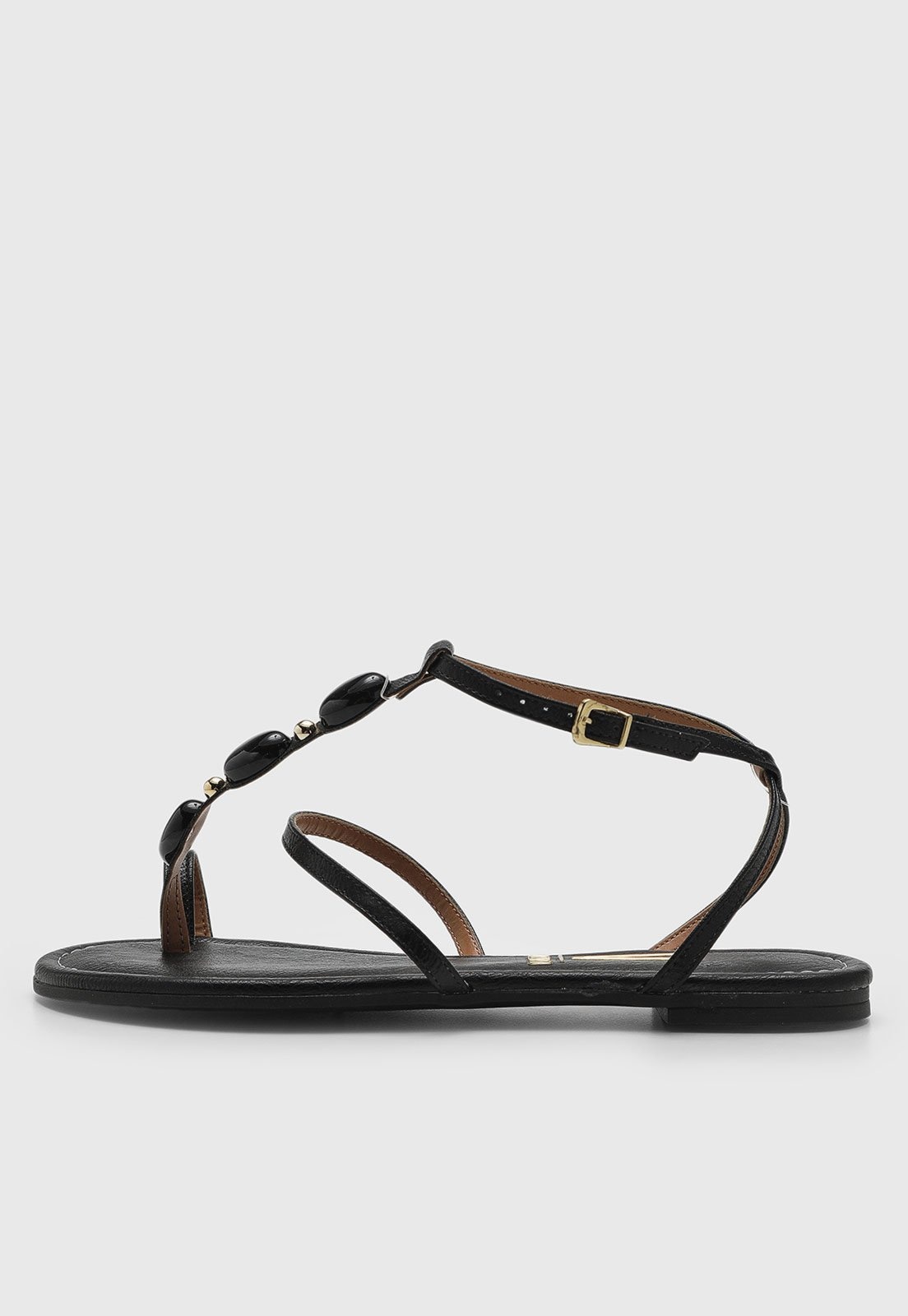 Imagem principal Rasteira Feminina Vizzano Com Pedraria Preta VIZZANO preto