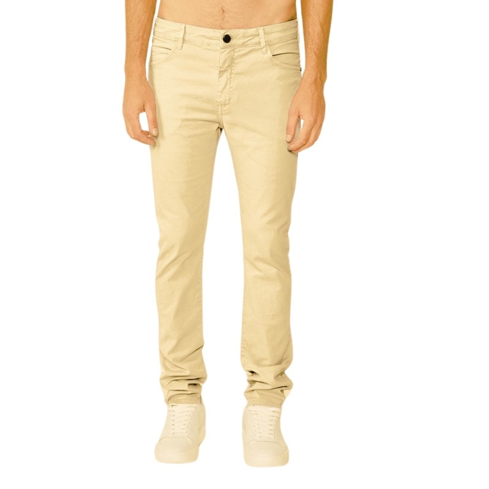 Imagem principal Calça Sarja Masculina Skinny Felipe Colcci bege