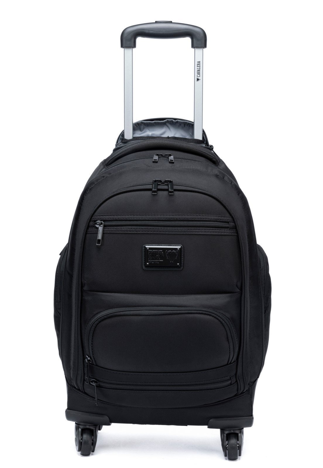 Imagem principal Mochila Bolsa Rodinha Carrinho Masculina Moderna Resistente Cavalera Casual Cavalera preto