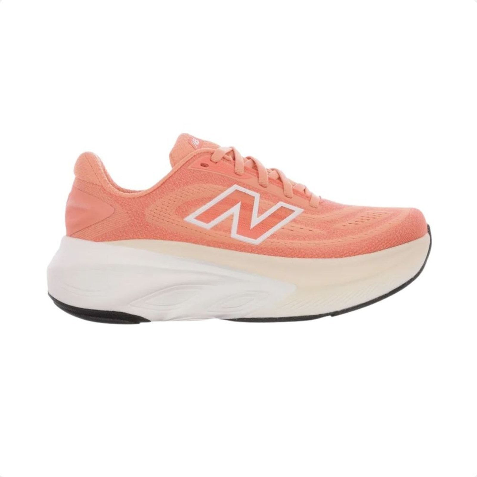 Imagem principal Tênis Running Feminino New Balance Fresh Foam X More V6 Laranja New Balance vermelho