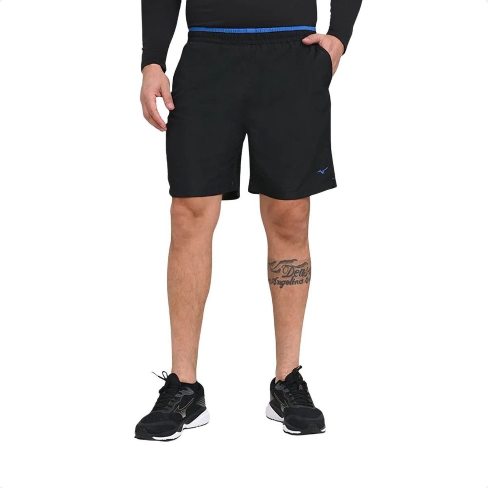 Imagem principal Bermuda Masculina Curta Mizuno Ten Maste Preta Mizuno preto