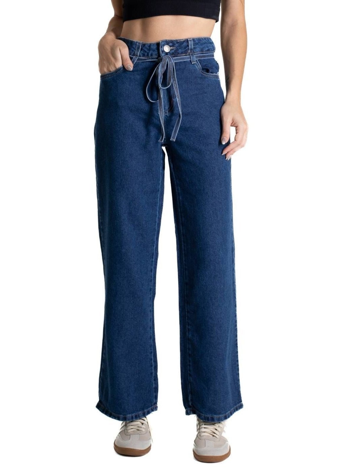 Imagem principal Calça Jeans Sawary Wide Leg Petit - 280814 Sawary azul